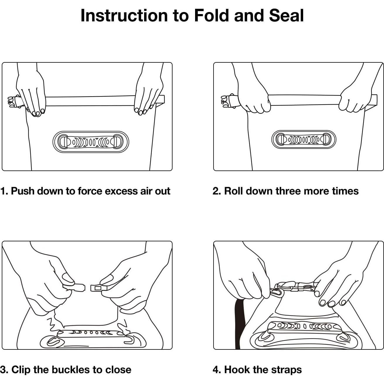 Mochila Flotante Impermeable Piscifun 10L Amarillo con Funda