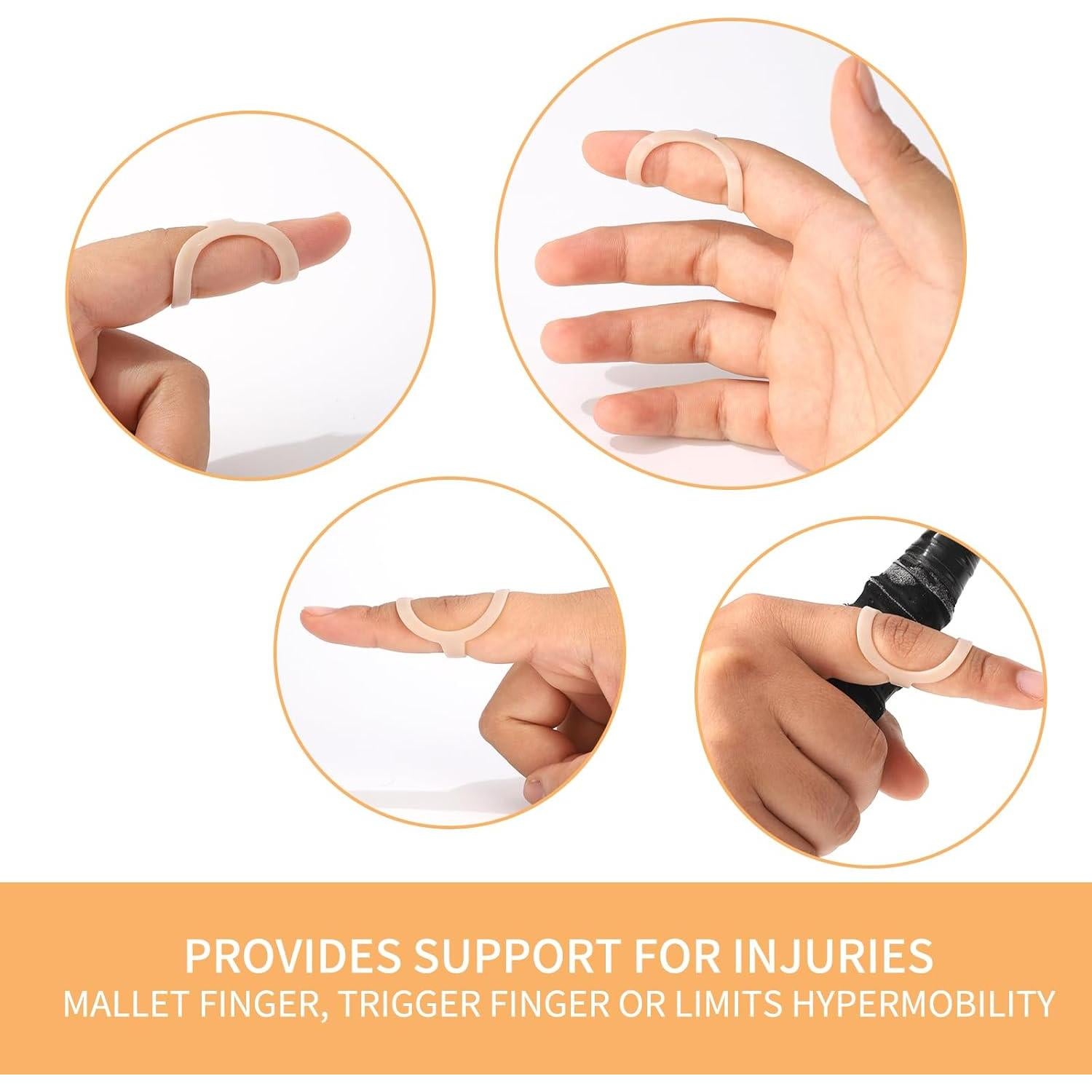 Férulas Ovaladas para Dedos CAGSIG - 5 Tamaños para Artritis