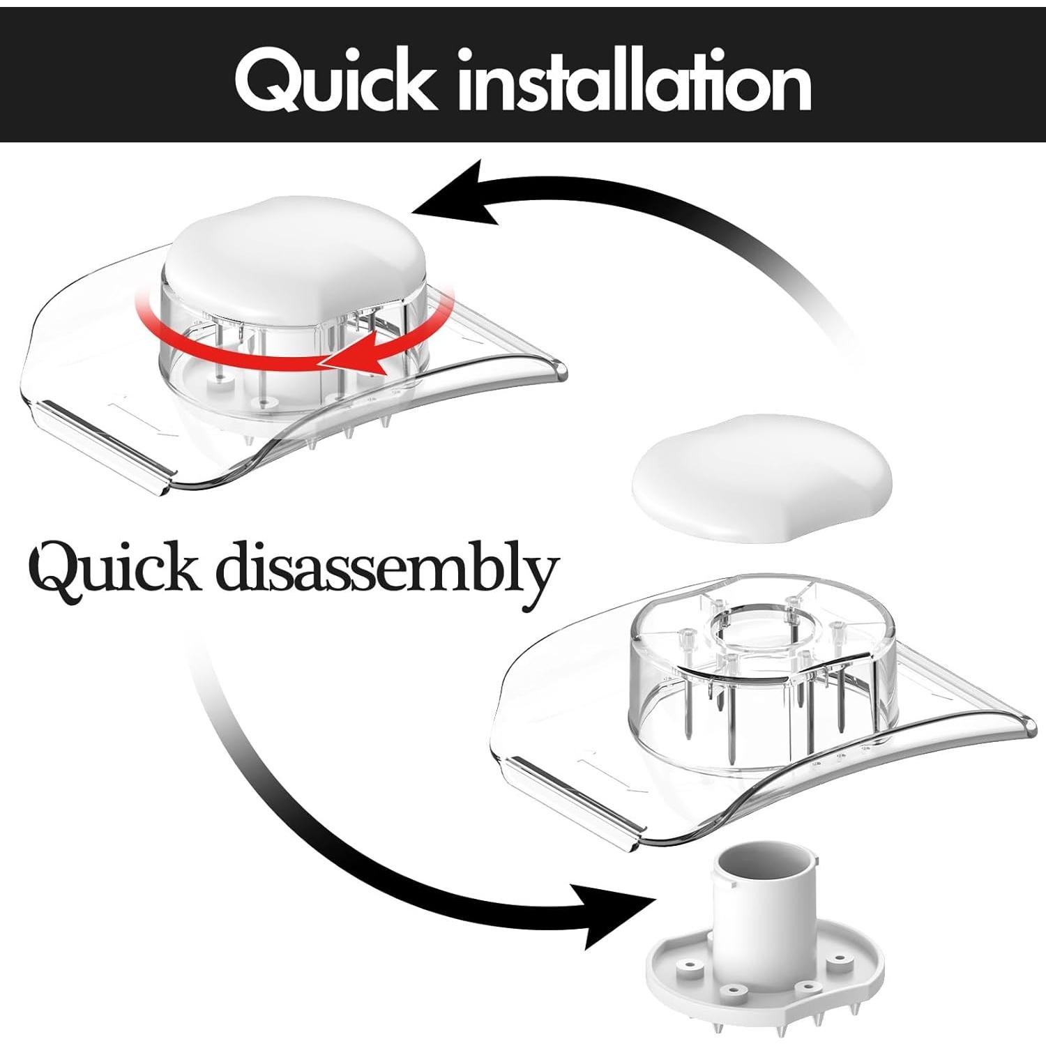 Cortador Mandolina Cambom 6 Cuchillas Acero Inoxidable 2L Blanco