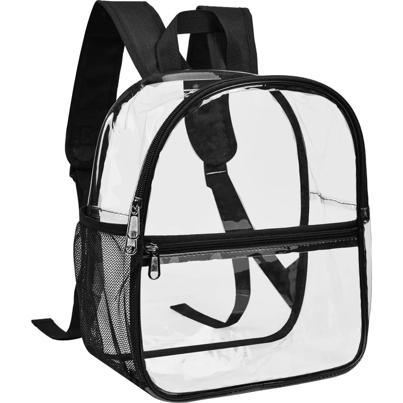 Mochila Transparente USPECLARE 30x28x15 cm Aprobada para Eventos