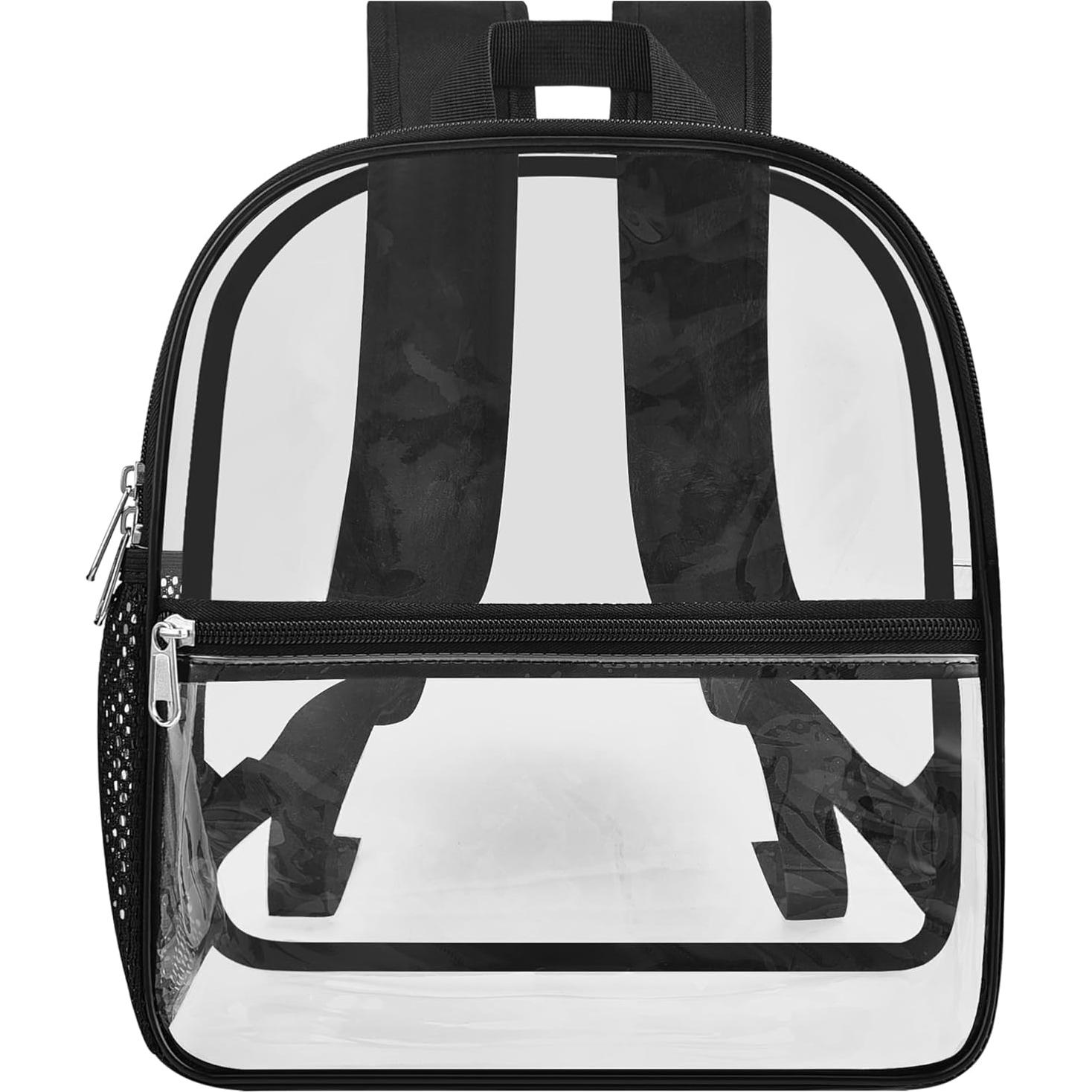 Mochila Transparente USPECLARE 30x28x15 cm Aprobada para Eventos