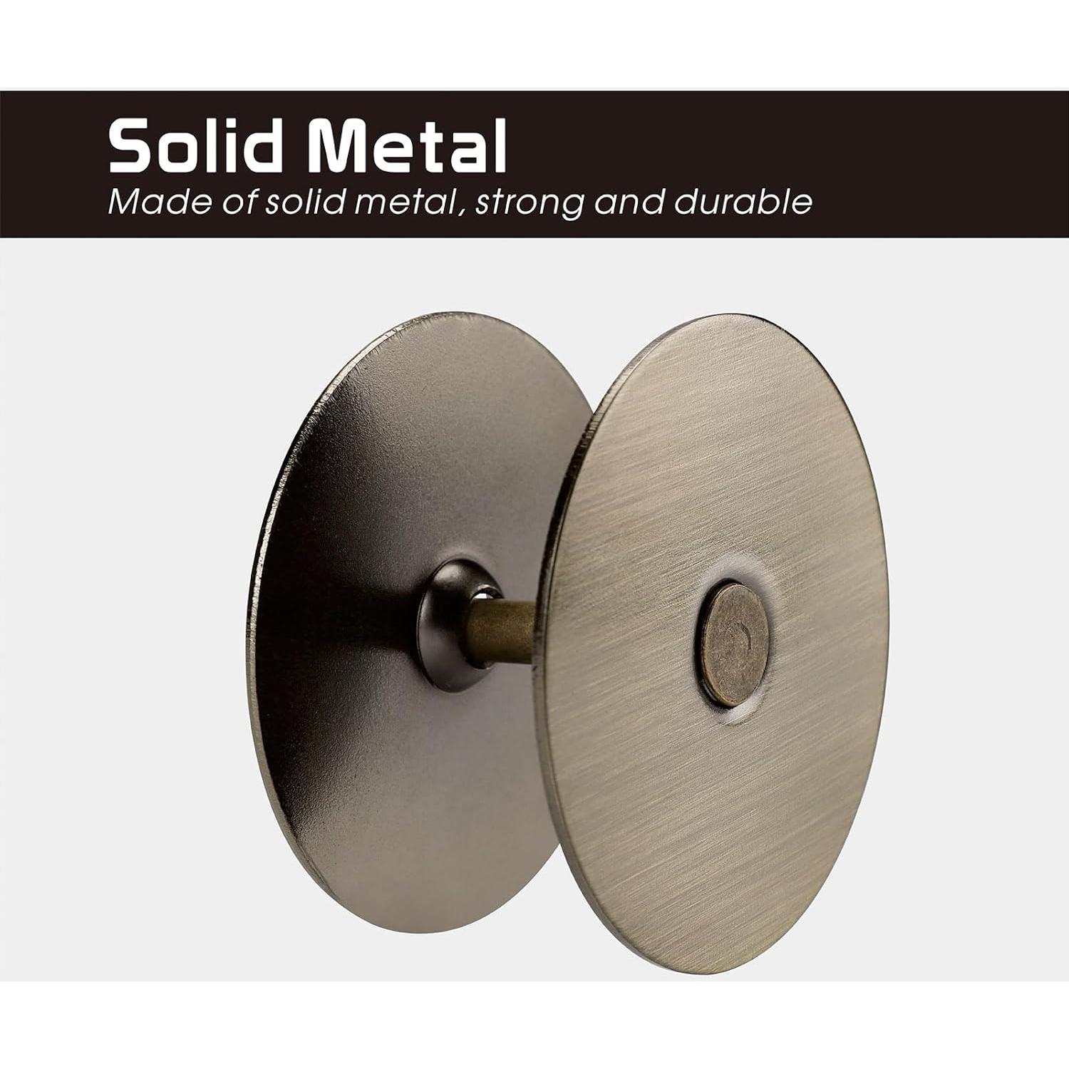 Placa de Cubierta de Agujero de Puerta Siwil 6.67 cm Latón Antiguo