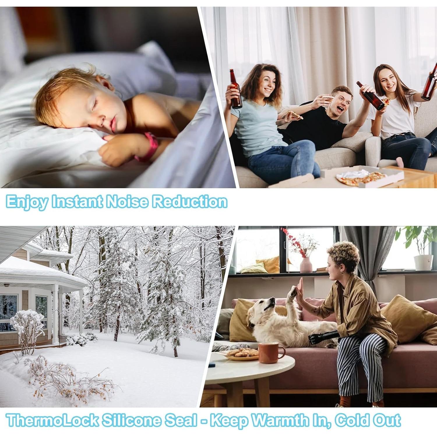 Burlete de Silicona Elvone 3m x 7.6cm Transparente