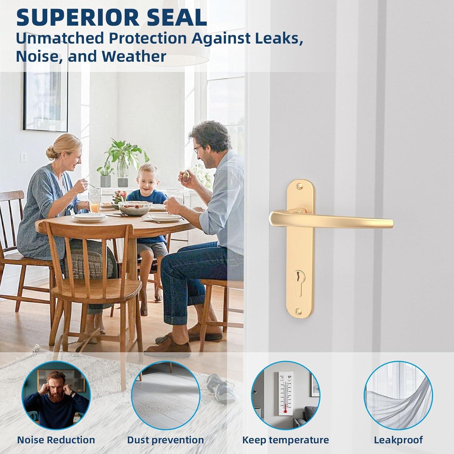 Burlete de Silicona Elvone 3m x 7.6cm Transparente