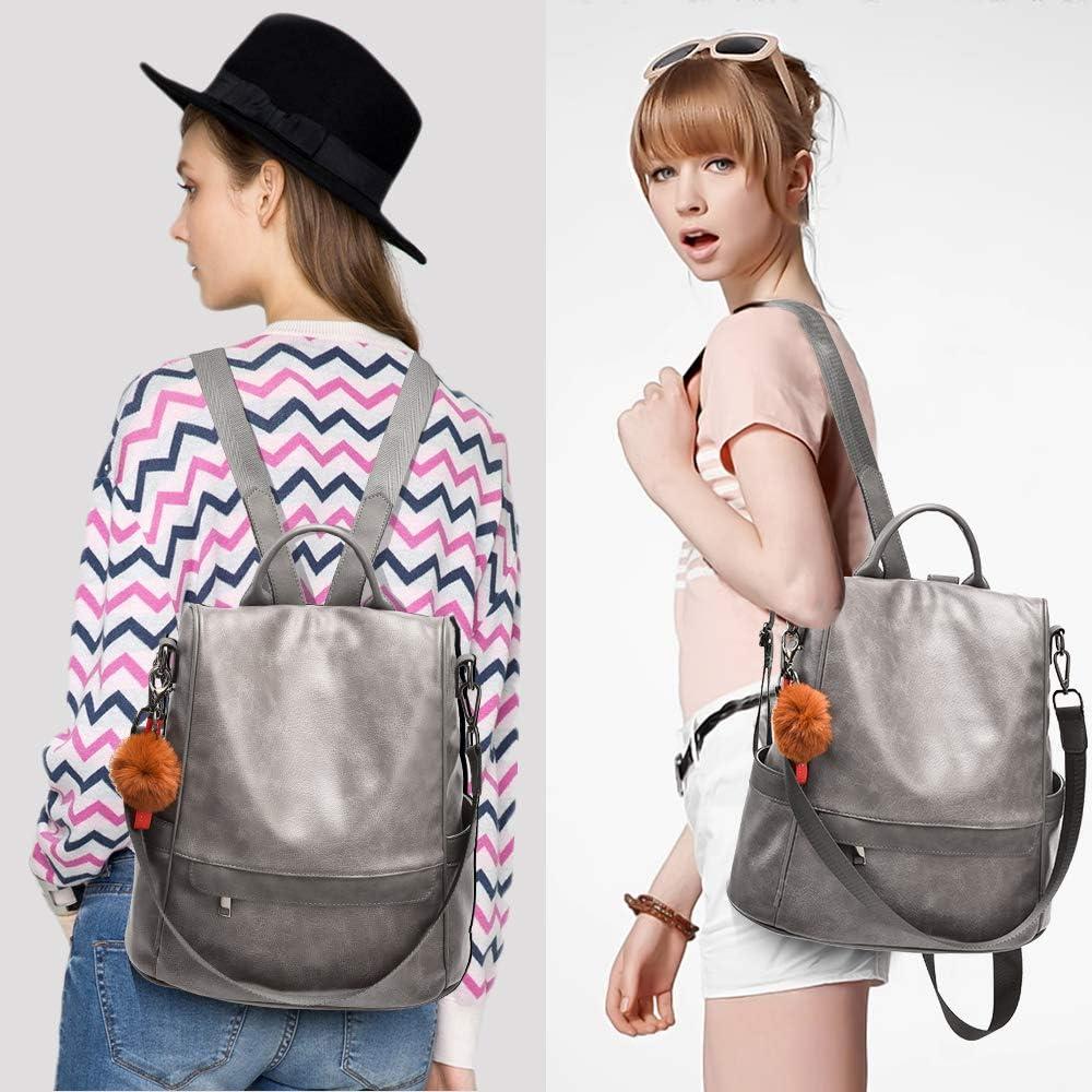 Mochila de Mujer CHERUTY Antirrobo Cuero Vegano Casual