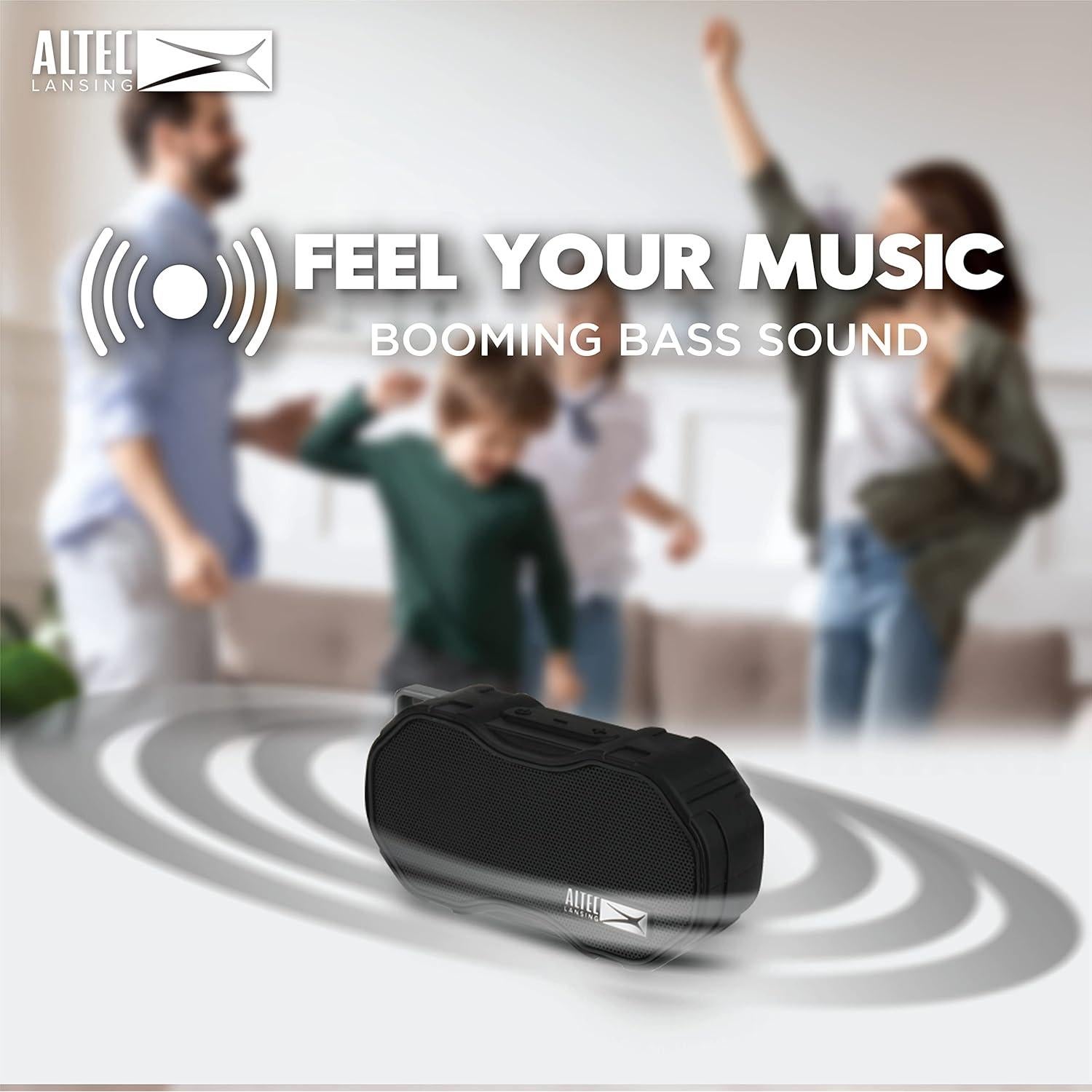 Altavoz Bluetooth Altec Lansing Baby Boom XL Impermeable Negro