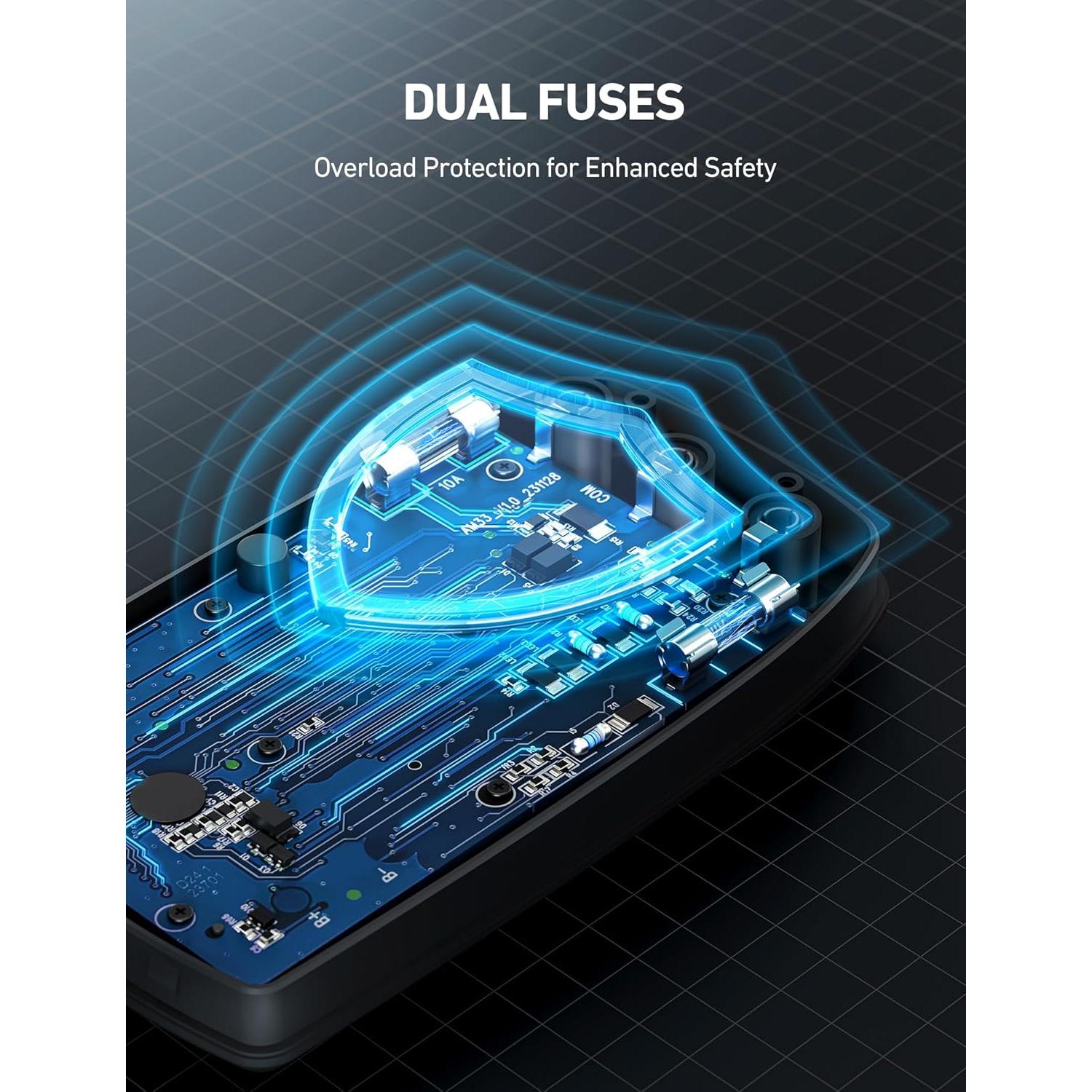 Multímetro Digital AstroAI AM33B 2000 Cuentas Negro