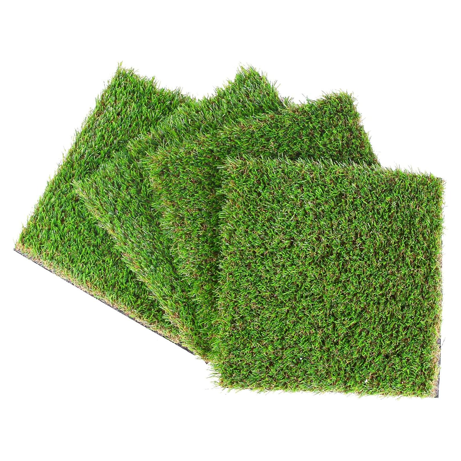 Manteles de Césped Artificial GLOBREEN 30.48cm Set de 4 Verde