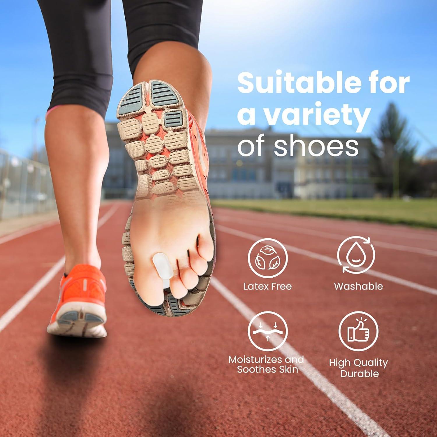 Separadores de Dedos de Gel Welnove - 12 Espaciadores XL con Aloe Vera