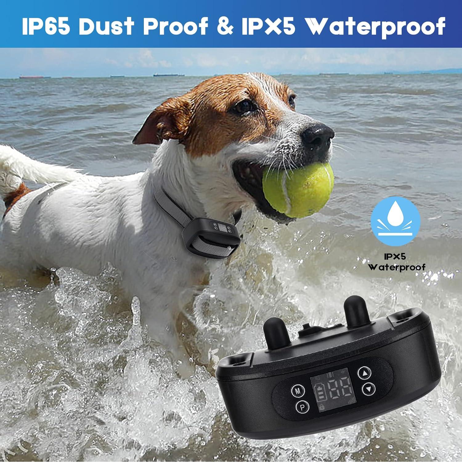 GPS Wireless Dog Fence,Electric Dog Fence,Adjustable Warning Strength, Rechargeable,Range 98-3281ft,Pet Containment System for Most of Dogs