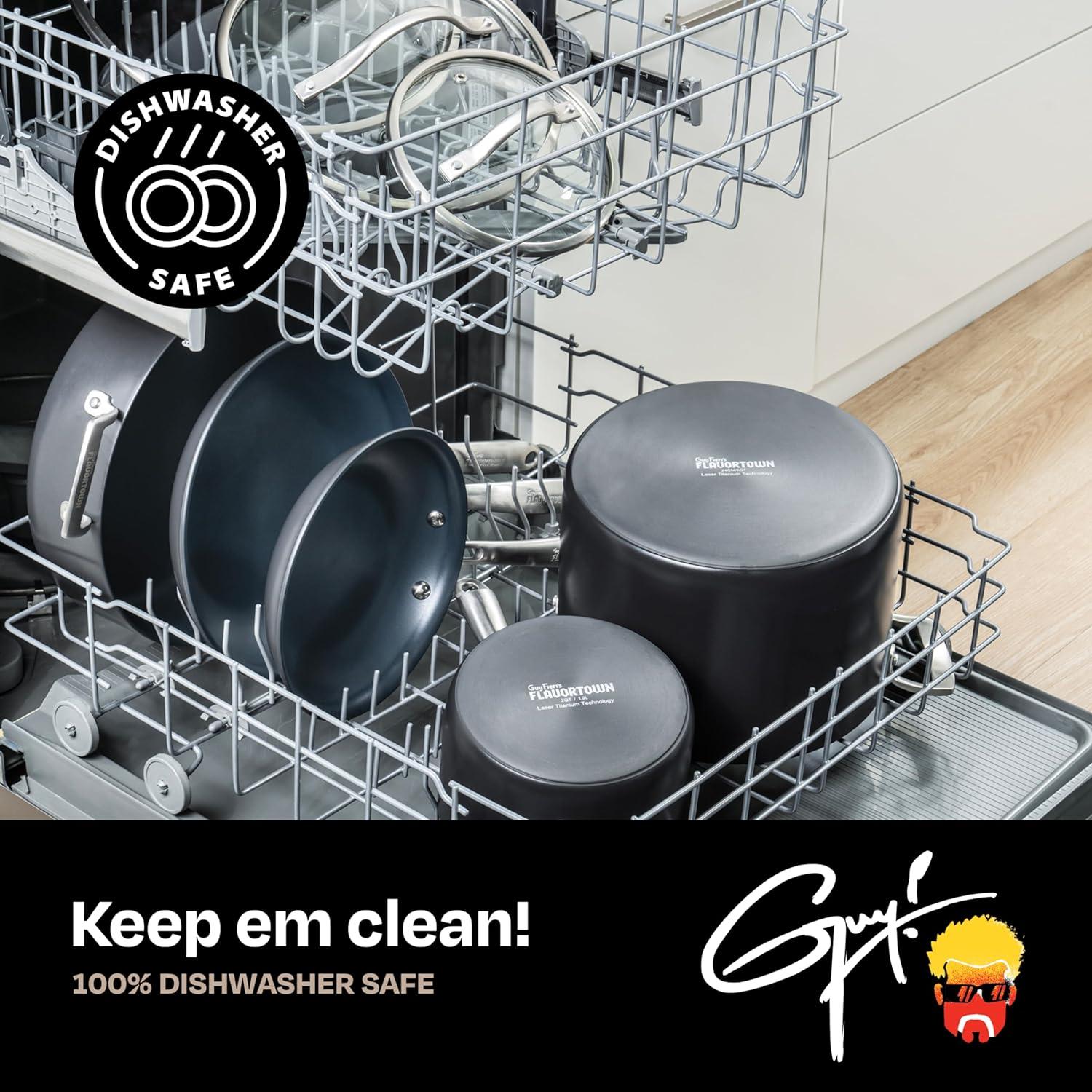 Juego de Cocina 12 Piezas Guy Fieri Titanio Antiadherente