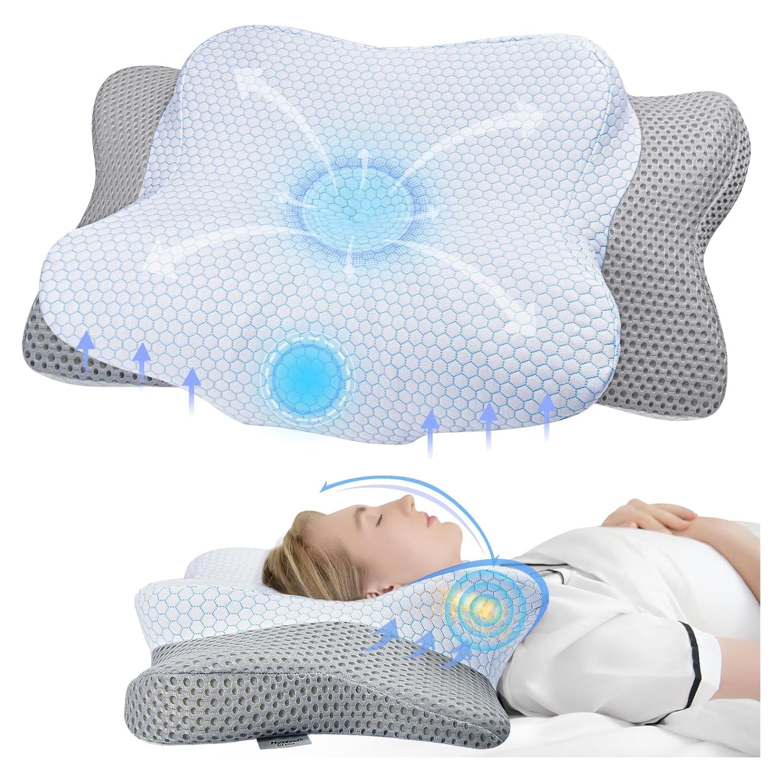 Almohada Cervical Ergonomica Muzsoul Rey Espuma Viscoelástica