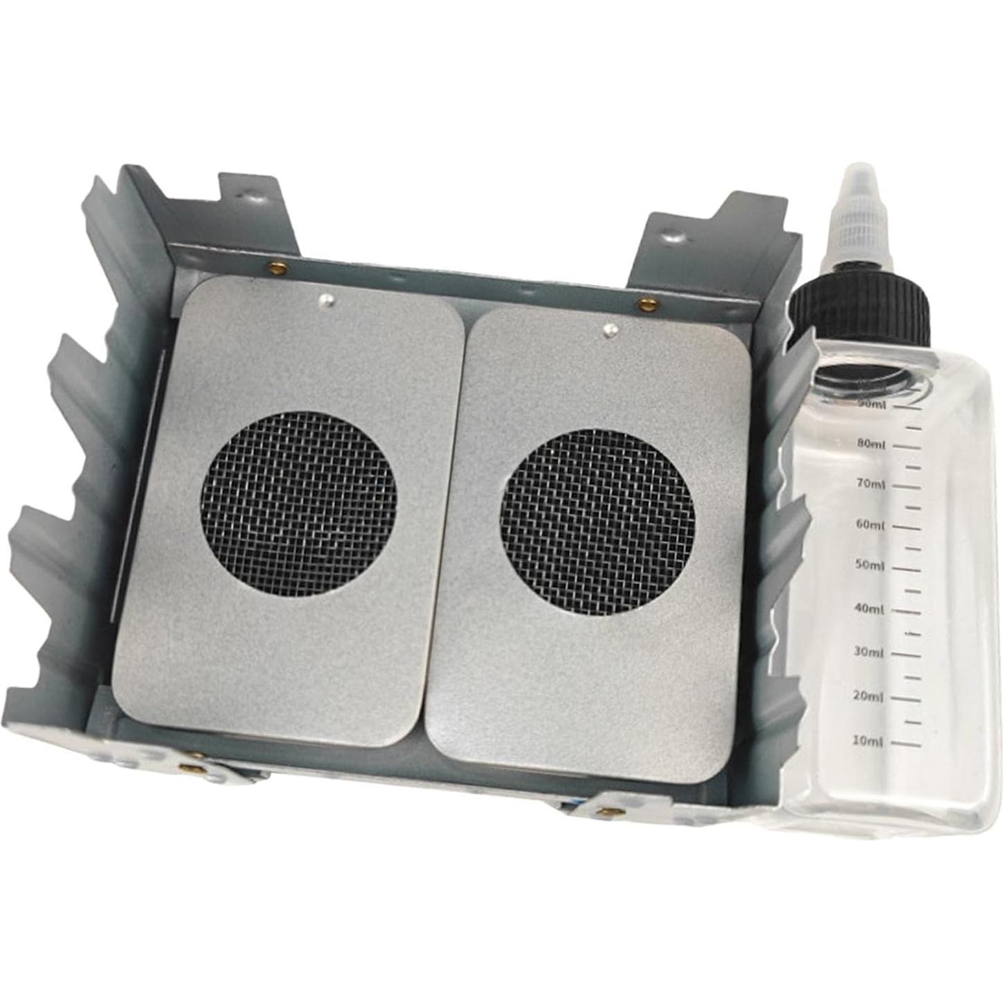 Estufa de Camping Menolana Plegable Acero Inoxidable 263g