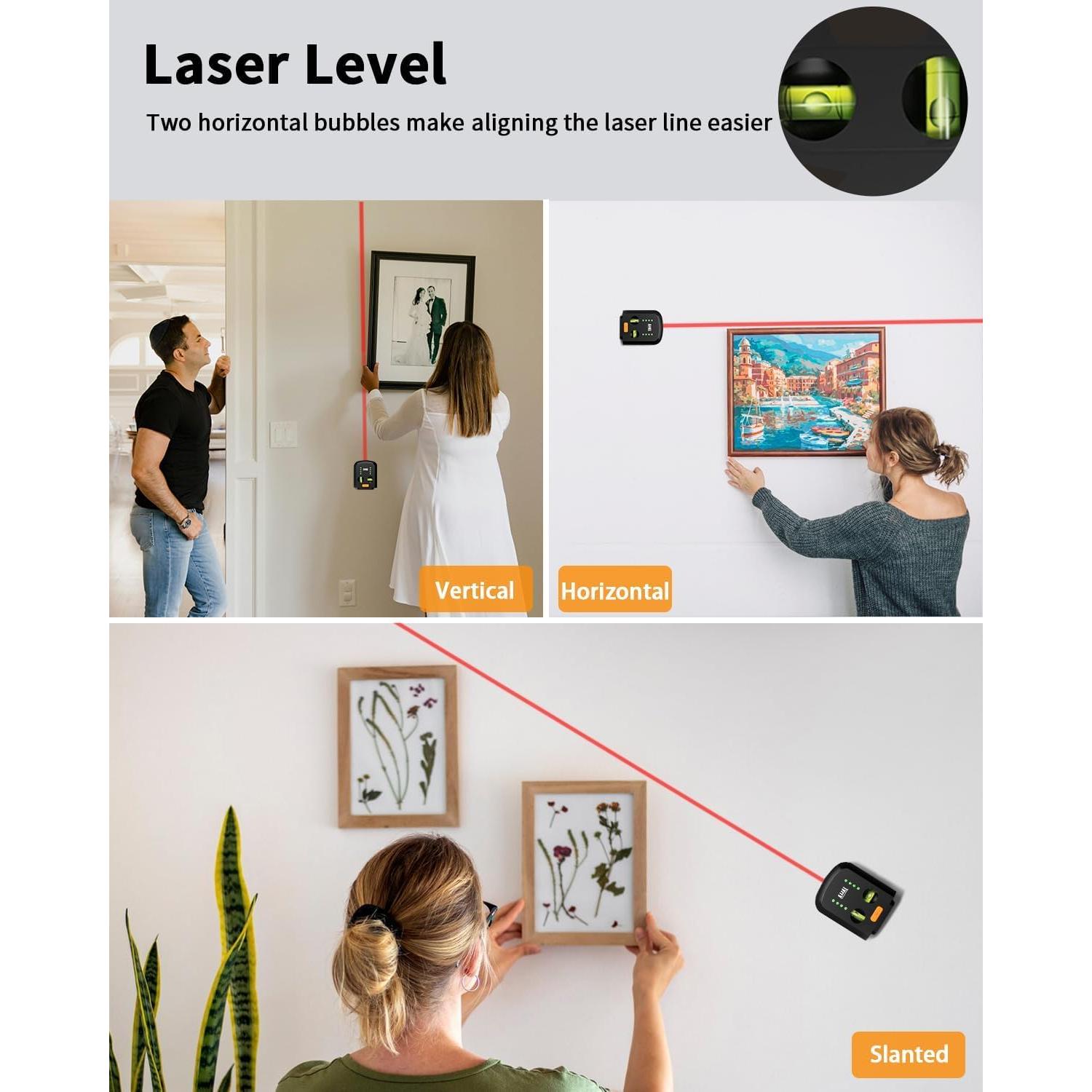 Nivel Láser Multifuncional Tyrry DC-10 4-en-1 Recargable