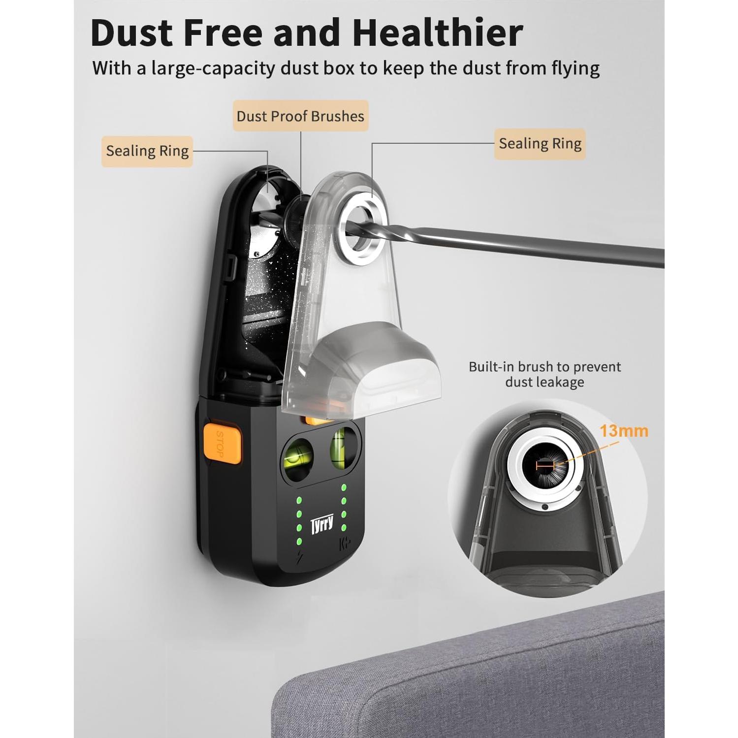 Nivel Láser Multifuncional Tyrry DC-10 4-en-1 Recargable