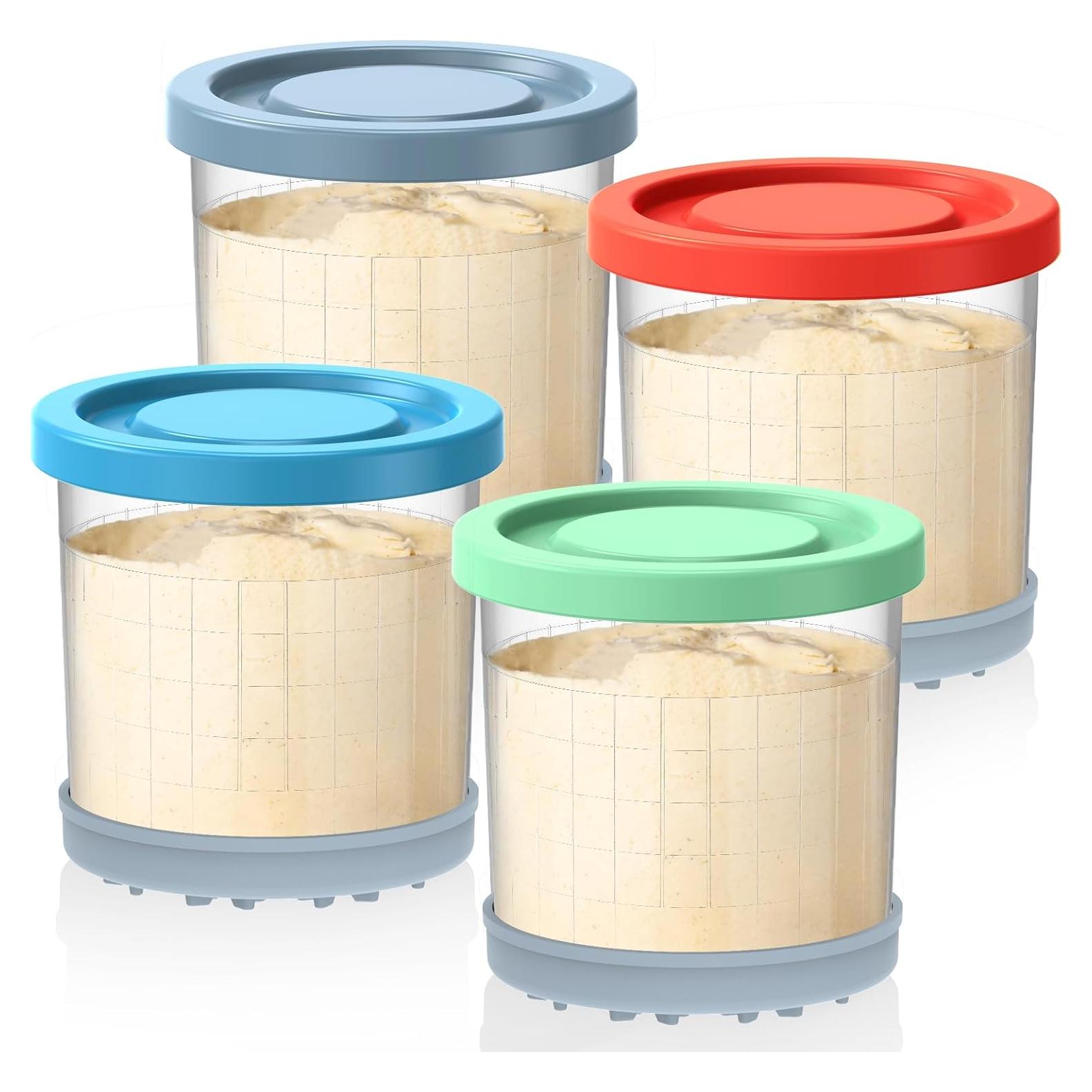 Recambio Contenedores Ninja Creami 16oz Omnikit - Paquete de 4