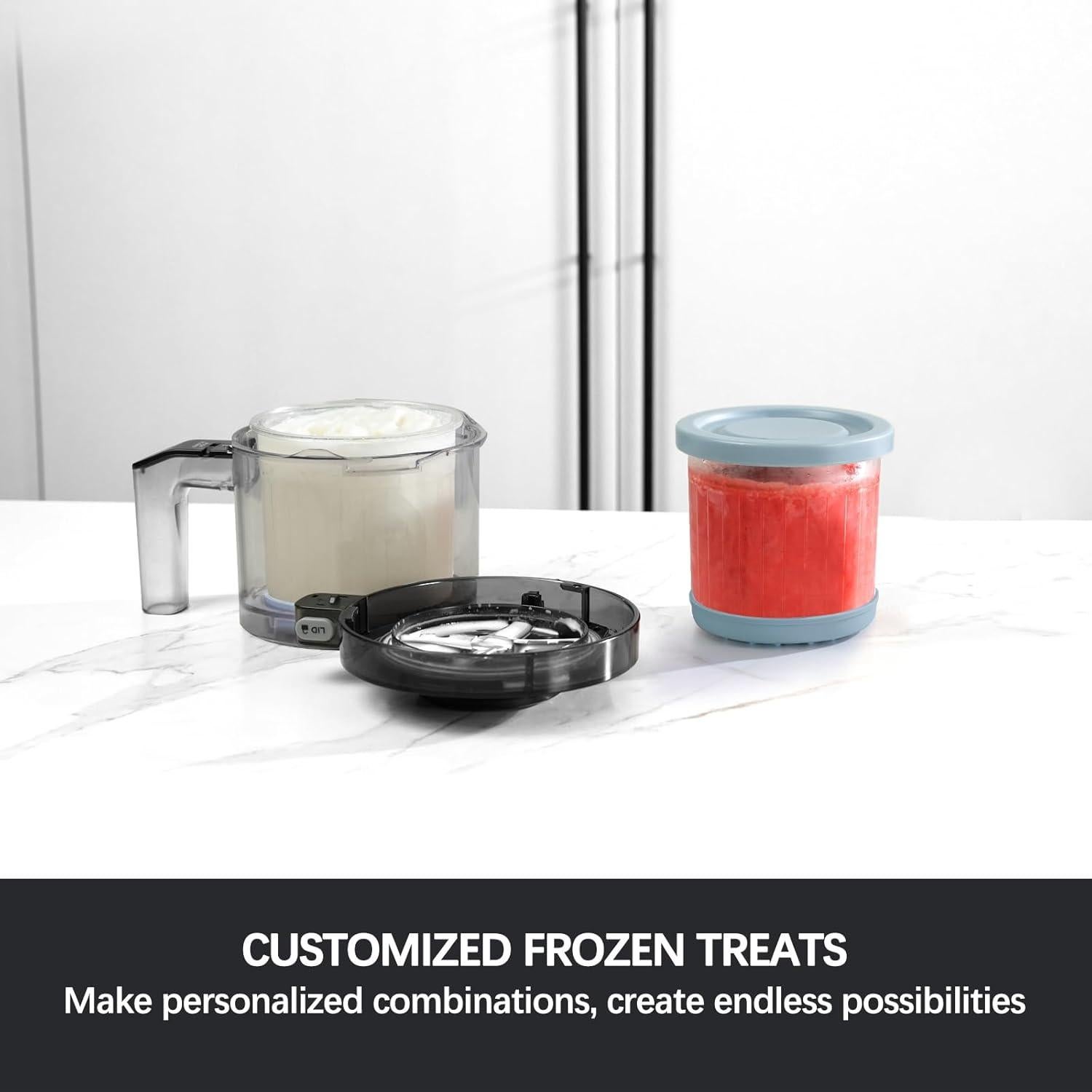 Recambio Contenedores Ninja Creami 16oz Omnikit - Paquete de 4