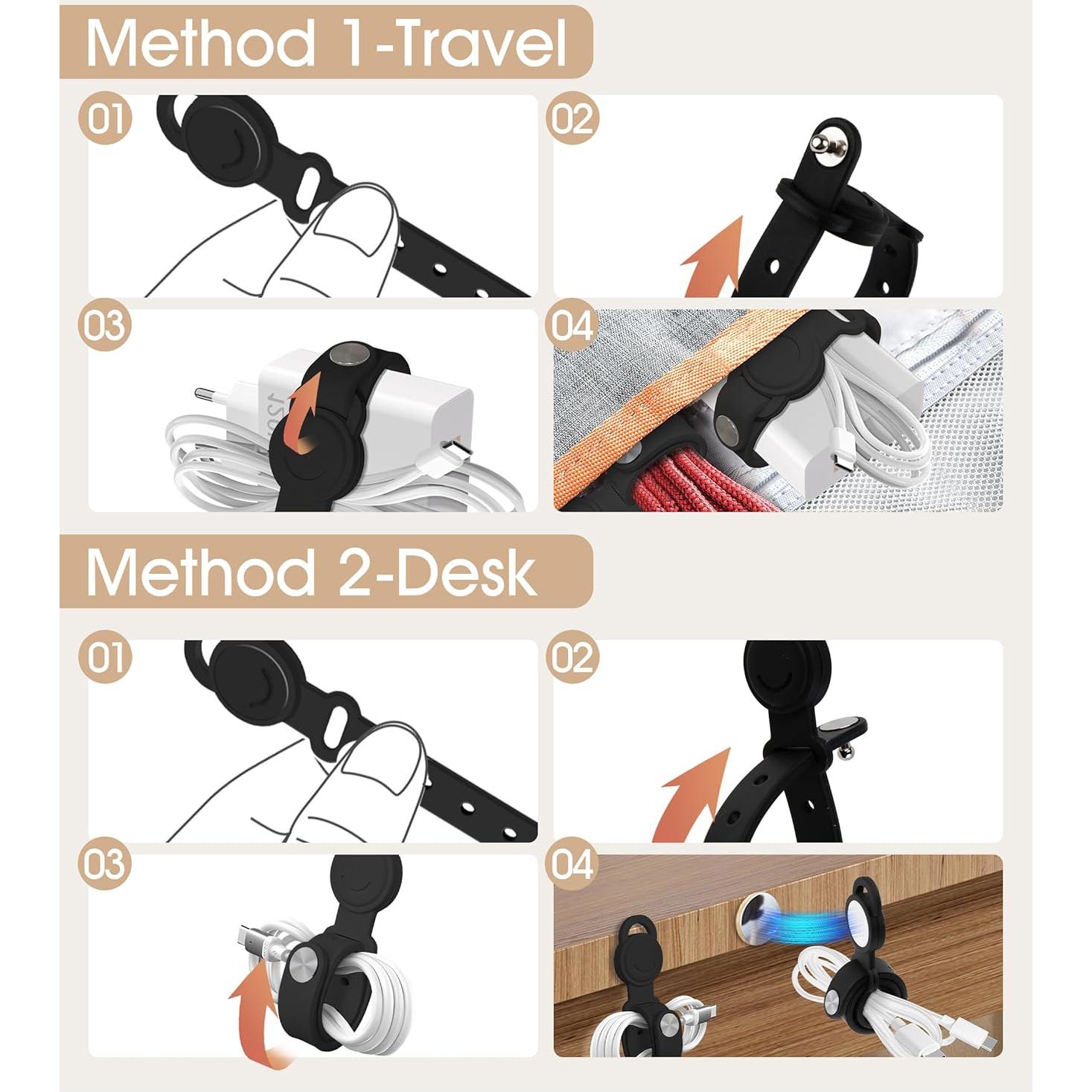 Correas Magnéticas Nearockle de Silicona Ajustables 6 Pzas