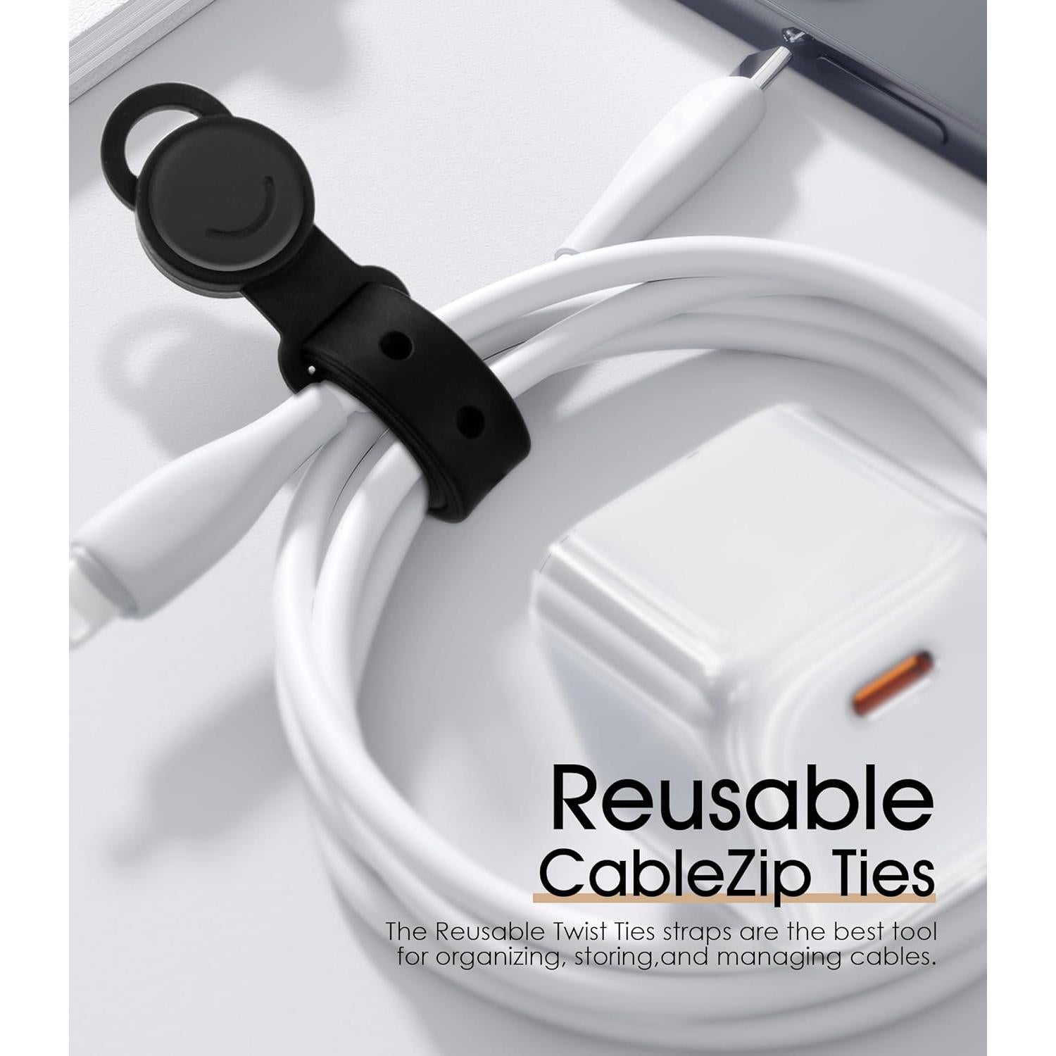 Correas Magnéticas Nearockle de Silicona Ajustables 6 Pzas