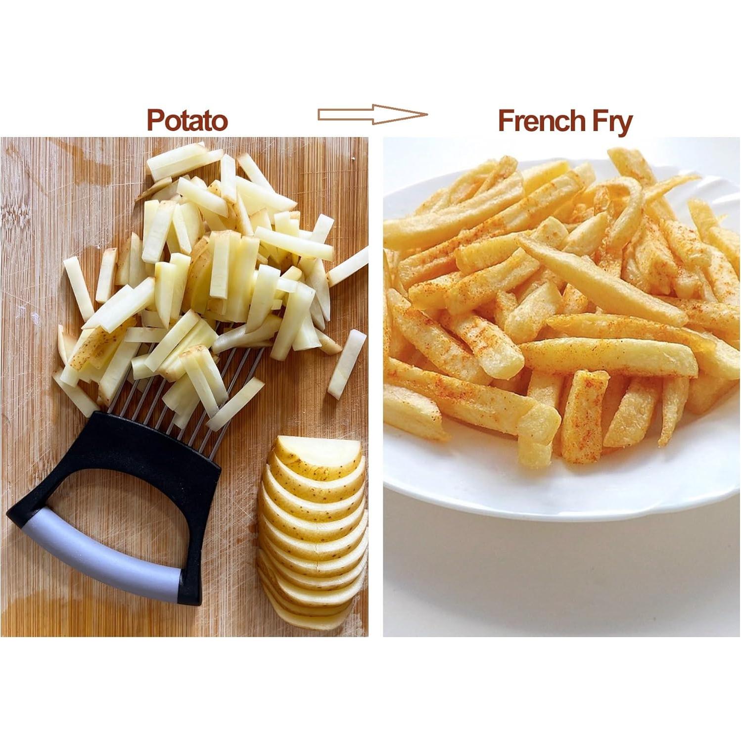 Soporte de Cebolla VIEASST - Cortador de Verduras Acero Inoxidable