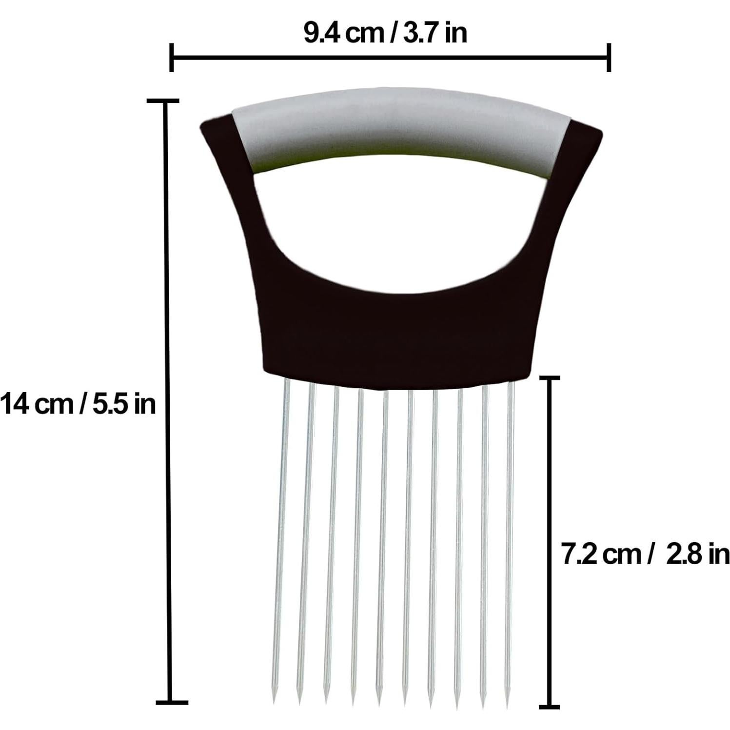 Soporte de Cebolla VIEASST - Cortador de Verduras Acero Inoxidable