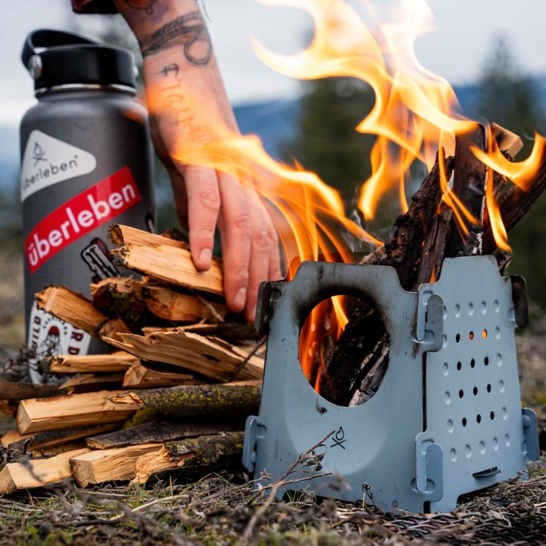 Estufa de Camping Stöker de überleben - Acero Inoxidable 0,51 kg