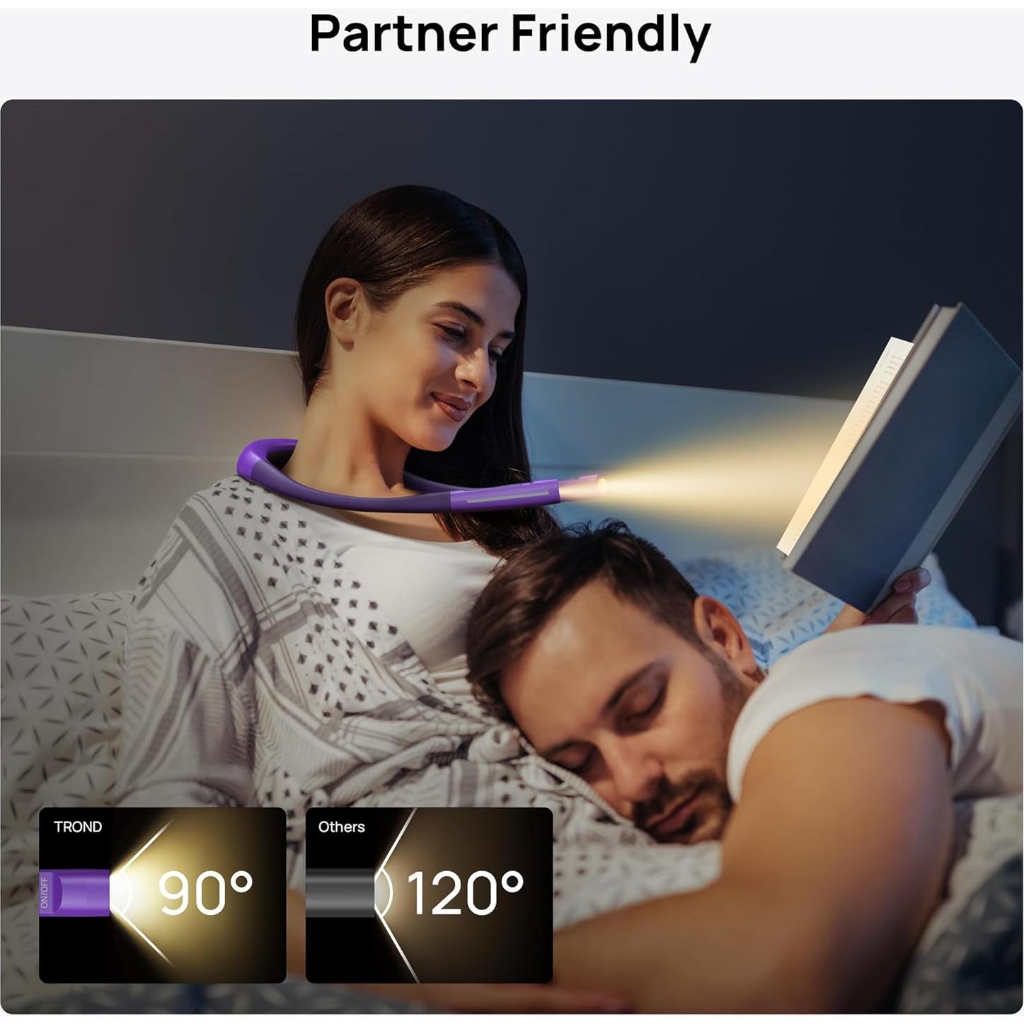 Luz de Lectura LED TROND para el Cuello - 3 Modos y Brillos