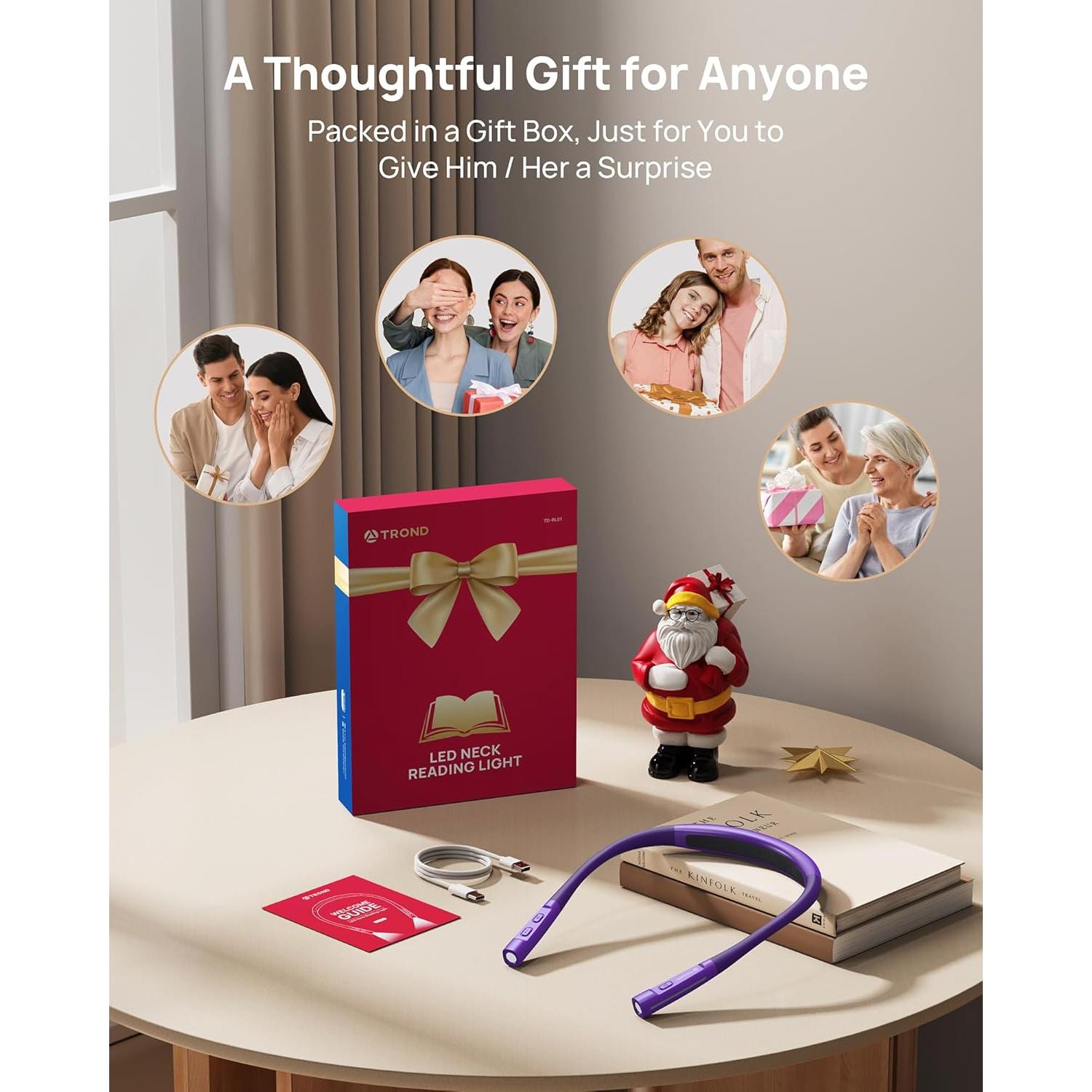 Luz de Lectura LED TROND para el Cuello - 3 Modos y Brillos