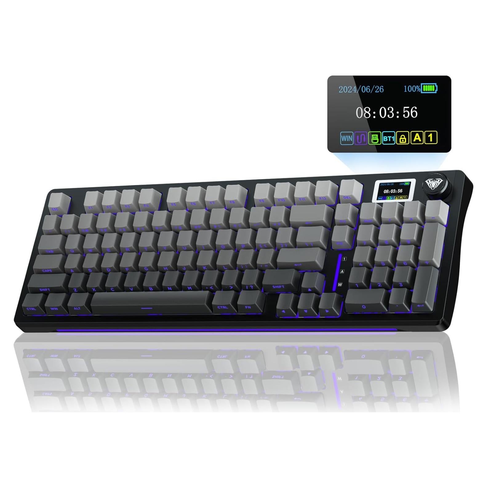 Teclado Mecánico Inalámbrico AULA S98 Pro RGB 4000mAh