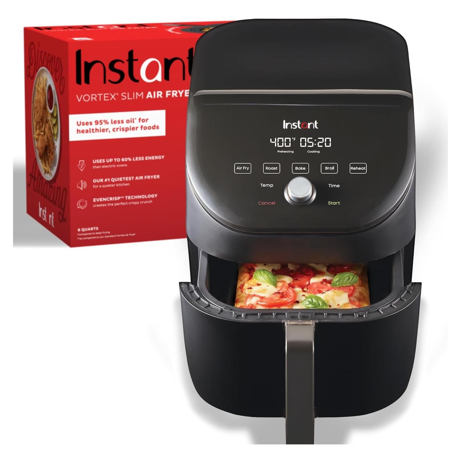 Freidora de Aire Instant Pot Vortex Slim 6QT Silenciosa