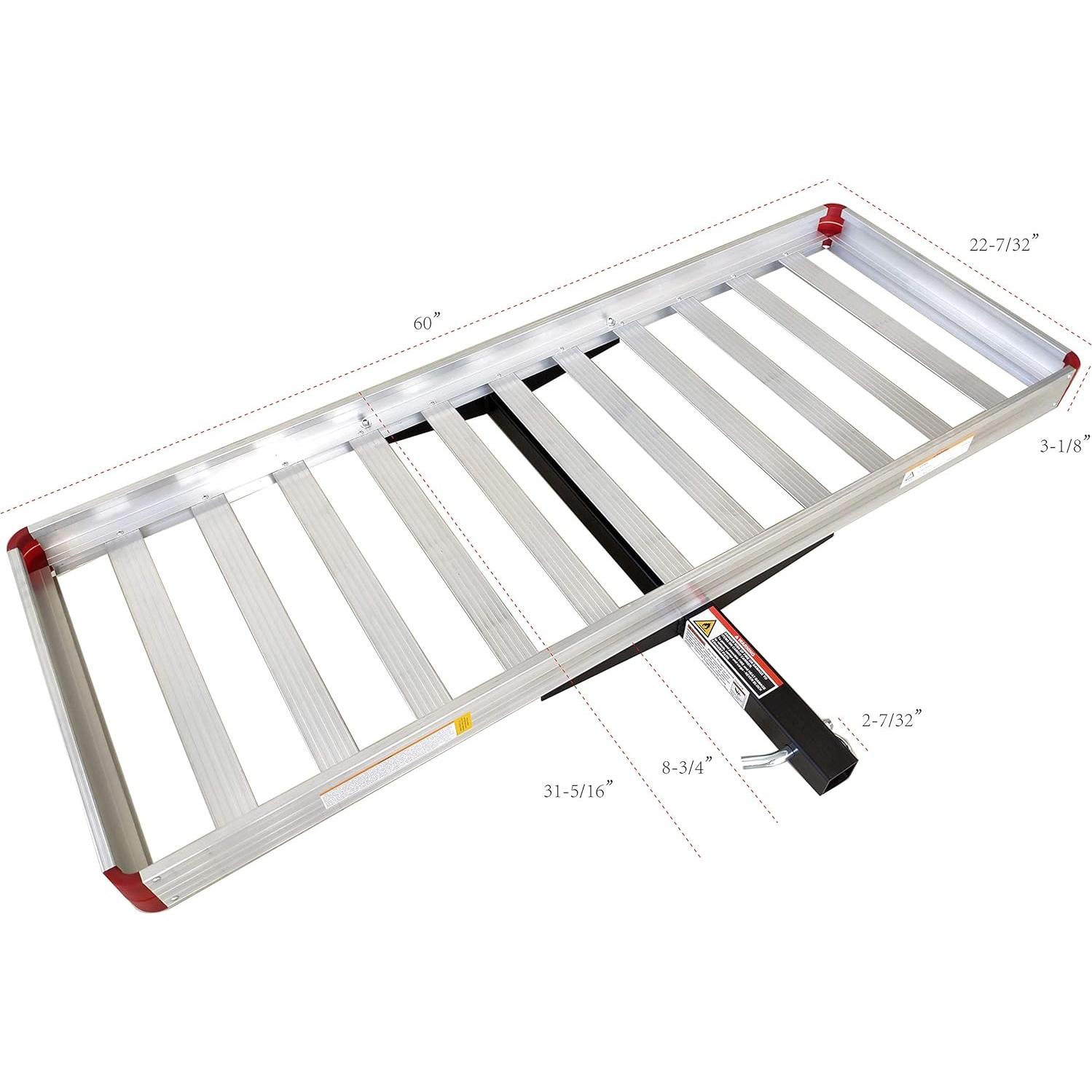 Portaequipajes de Aluminio MaxxHaul 60" x 22" - 226.8 kg