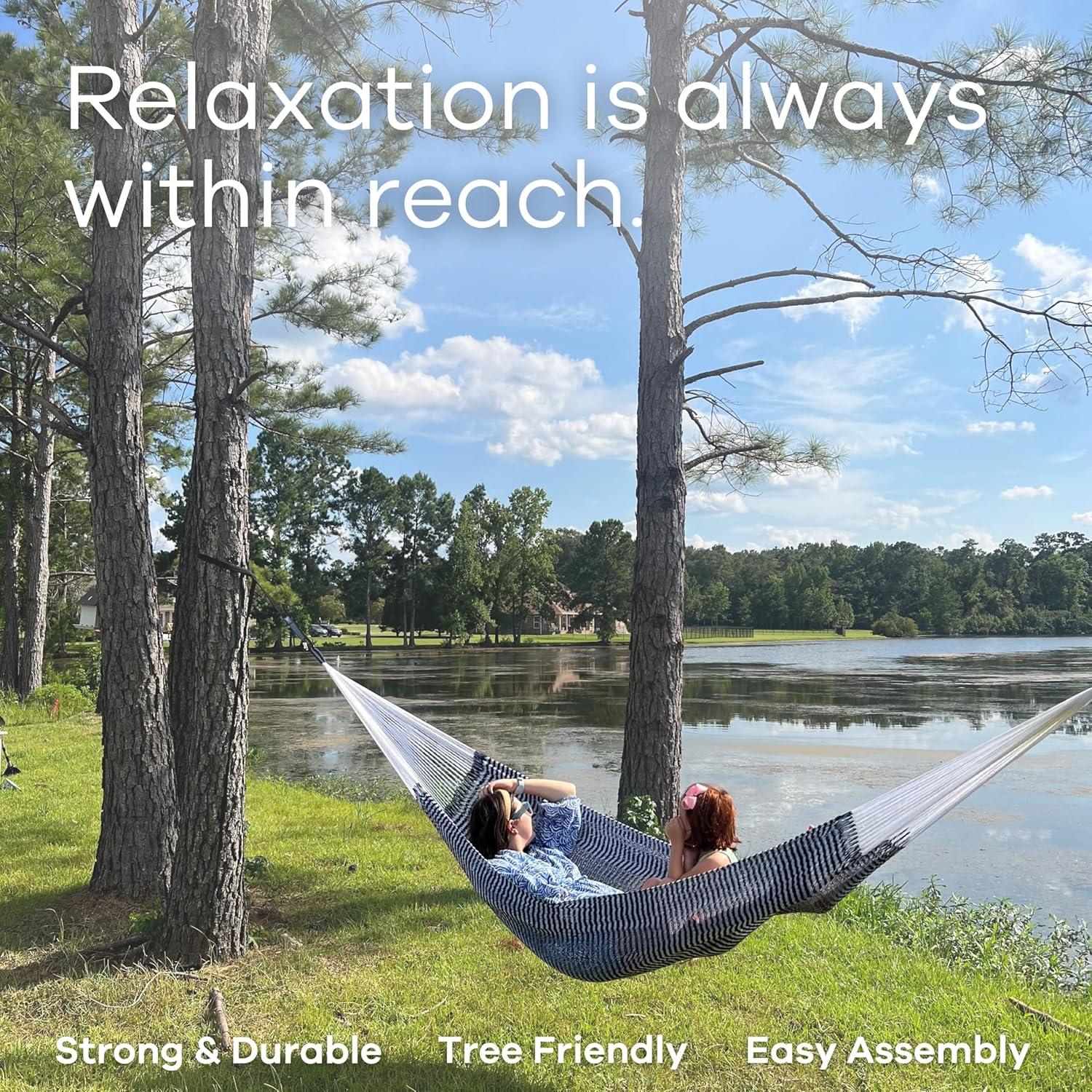 Cintas de Hamaca Yellow Leaf - Juego de 2, 3,66 m, 181 kg