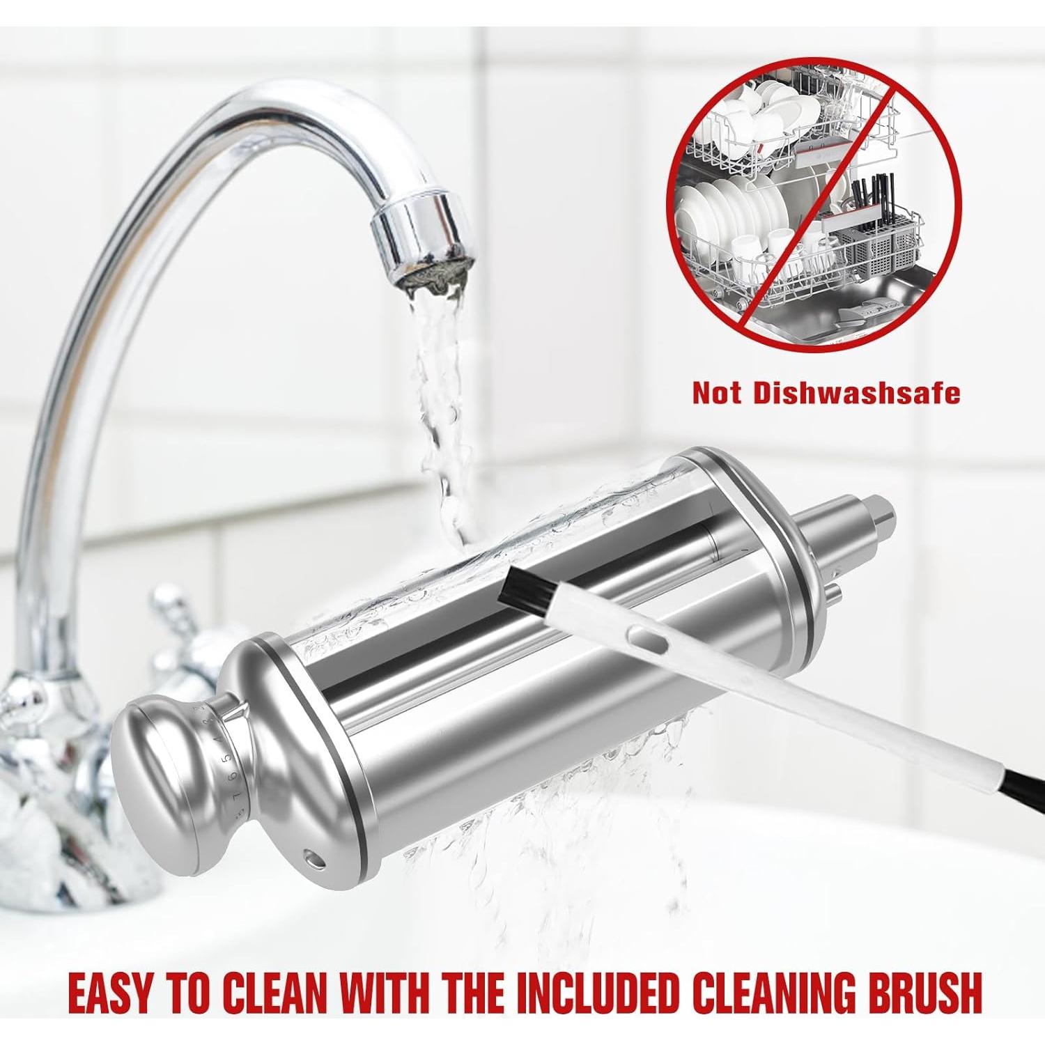 Rodillo de Pasta KitchenAid NEWSETS con 8 Grosor Acero Inox