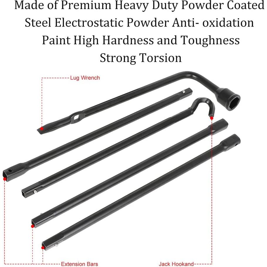 Juego de Herramientas ECCPP para Llave de Repuesto Dodge Ram