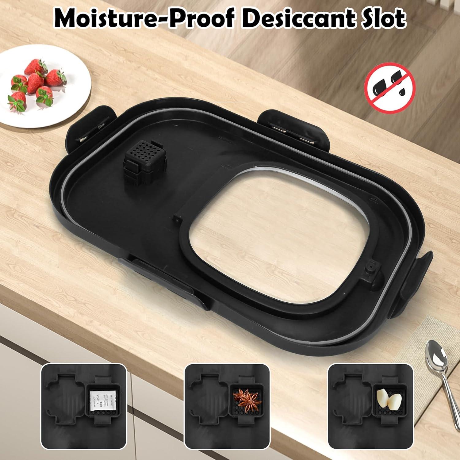 Contenedor de Almacenamiento Hermético SSAWcasa 30L con Ruedas