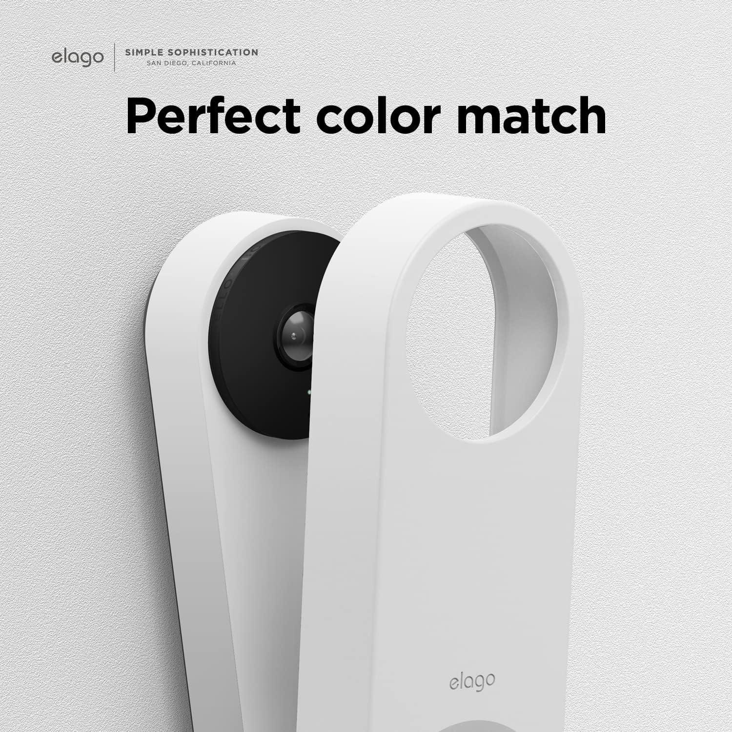 Funda de Silicona elago para Google Nest Hello - Color Nieve