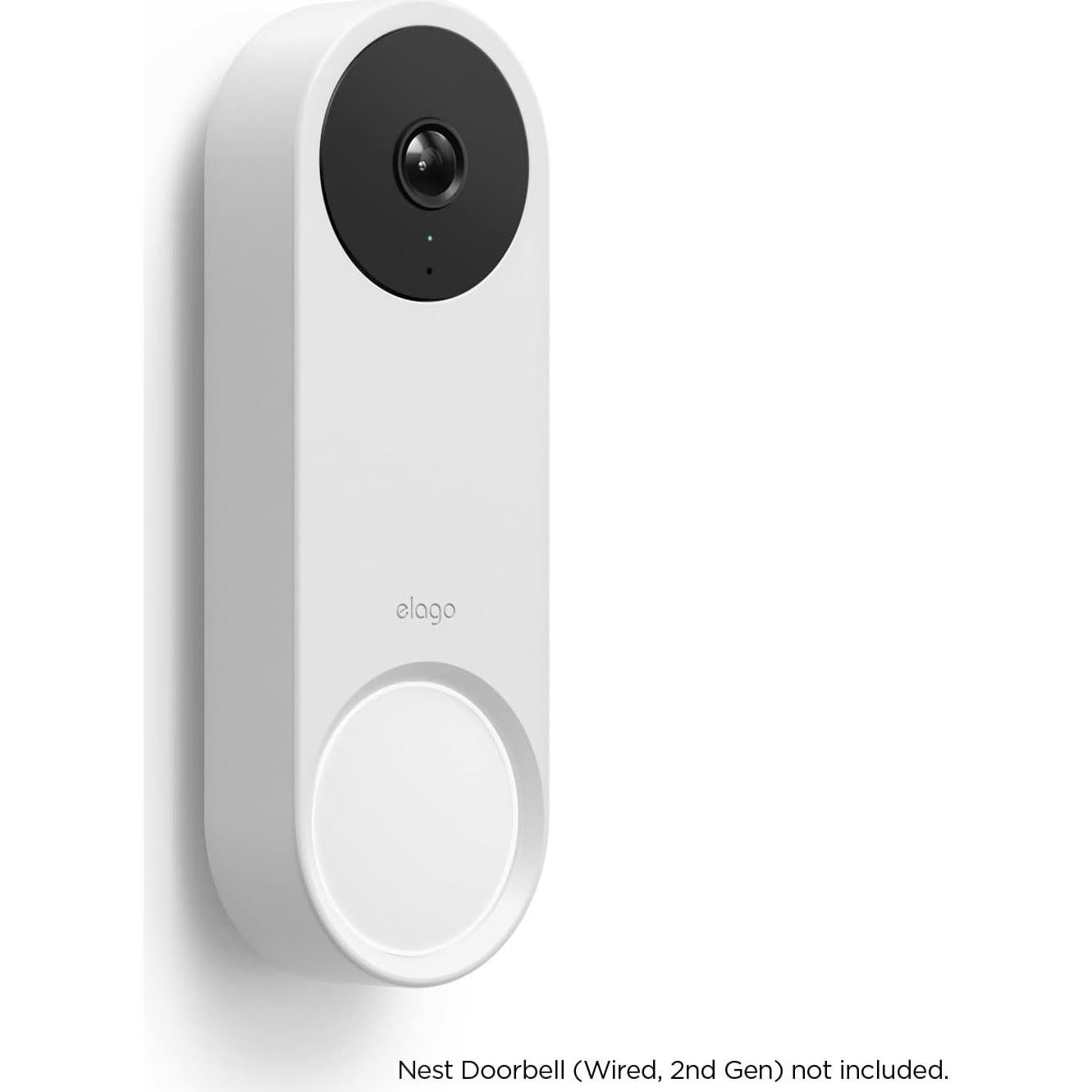 Funda de Silicona elago para Google Nest Hello - Color Nieve