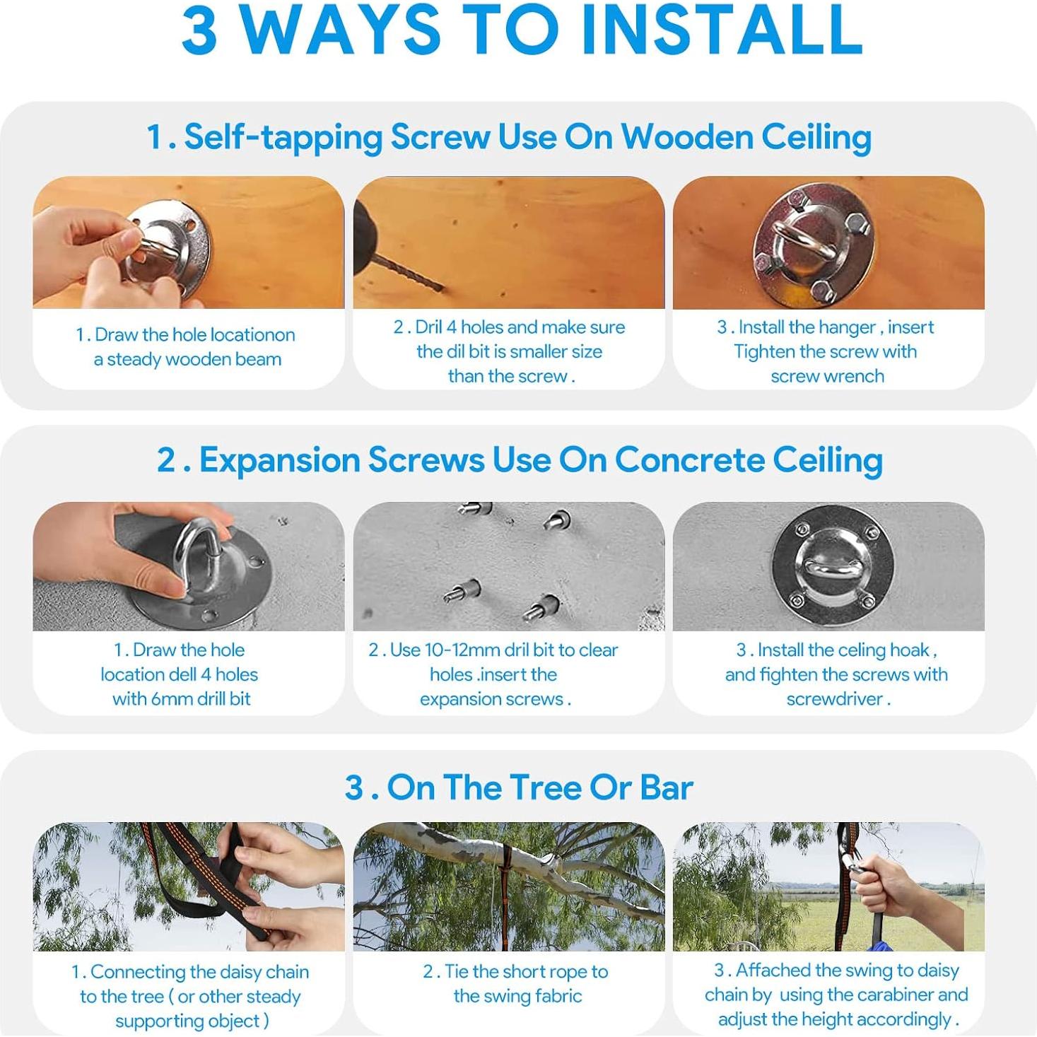 Columpio Sensorial Satisure 279x149 cm Terapéutico