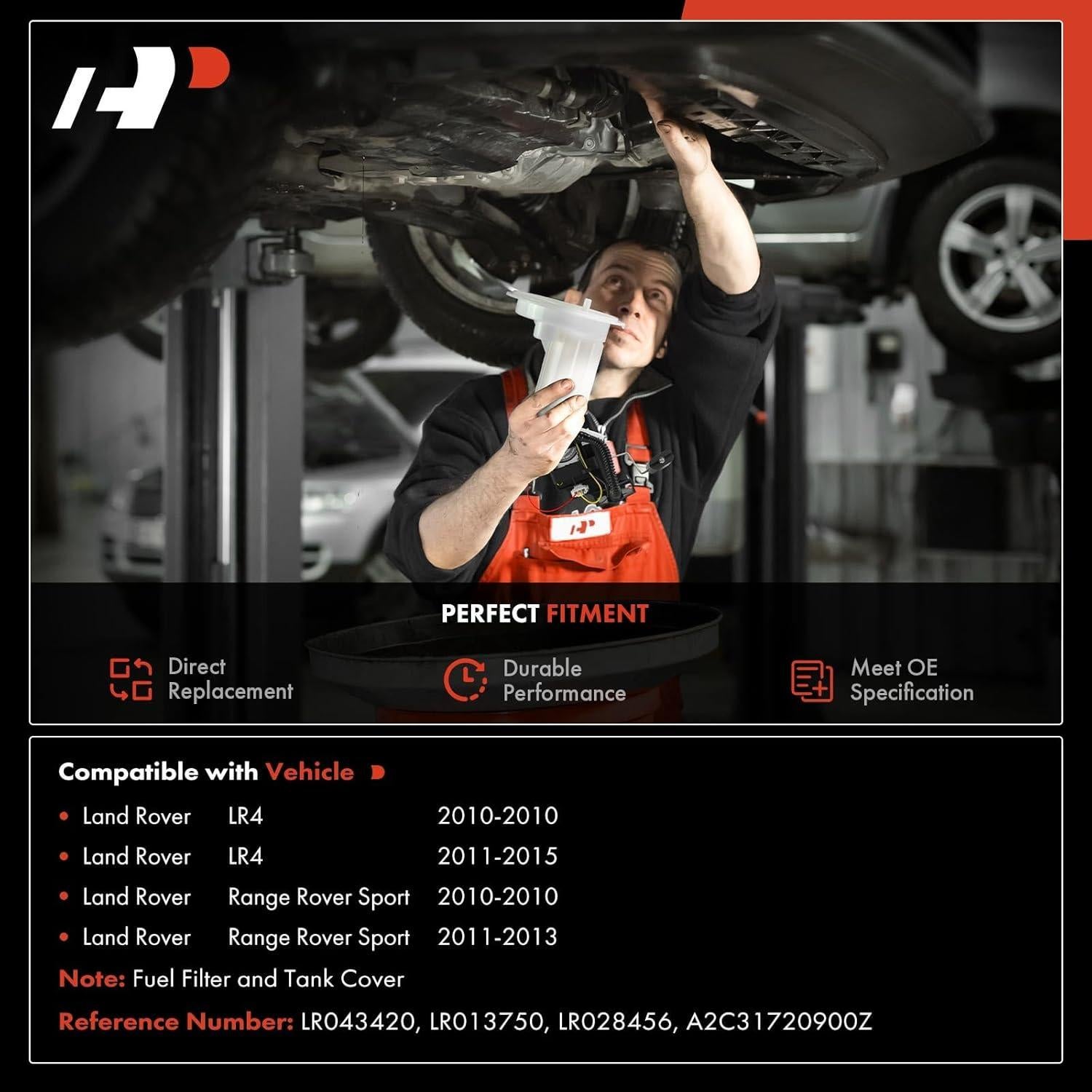 Filtro de combustible A-Premium para Land Rover LR4 2010-2015