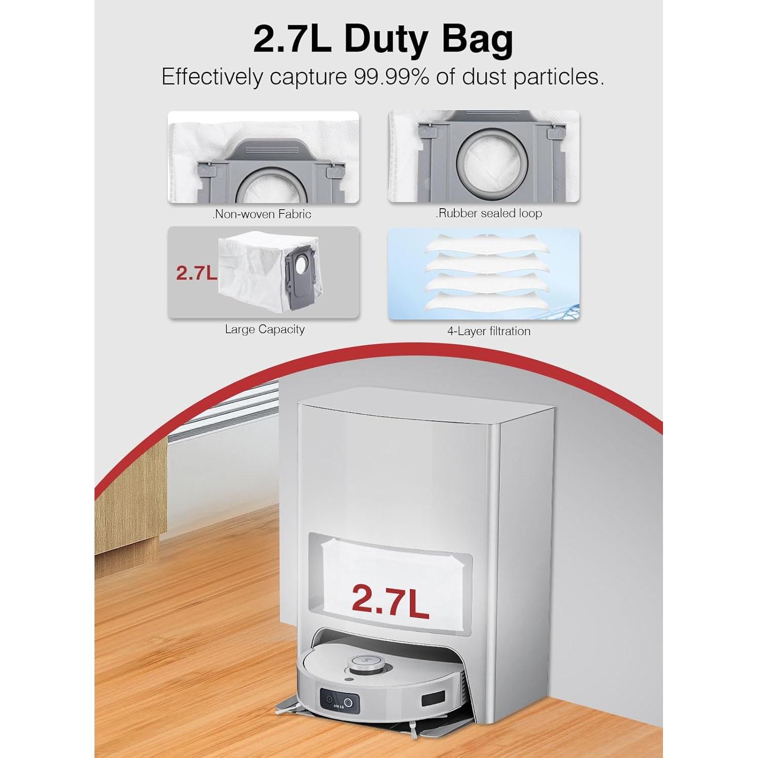 23 Accesorios de Reemplazo para Roborock QRevo MaxV Pro S Plus