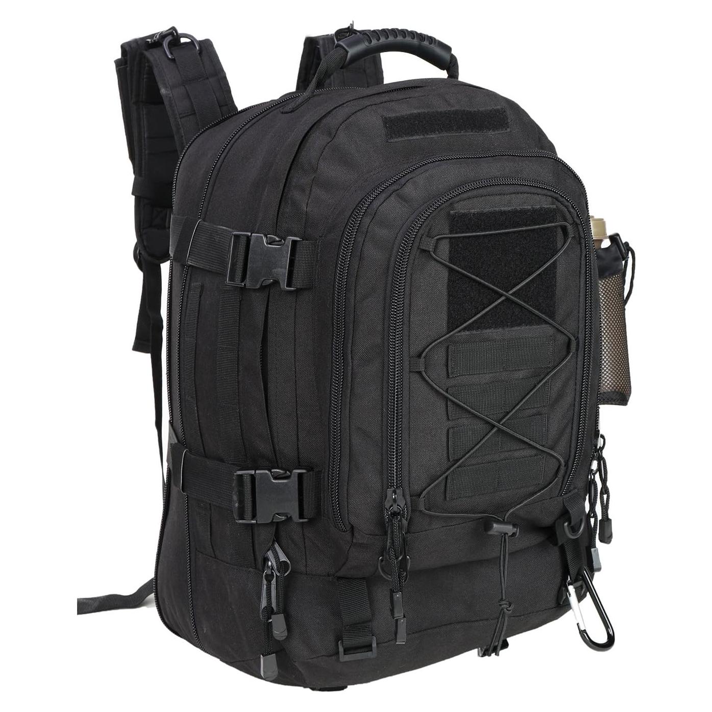 Mochila Táctica Grande ZSearARMY 64L para Hombres Negro