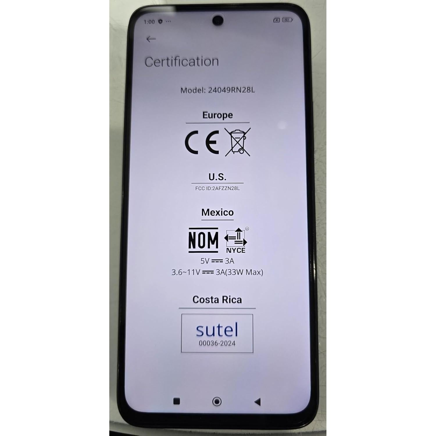 Redmi Xiaomi 13 4G LTE (128GB + 6GB) Factory Unlocked Global Version GSM 6.79" 108MP Dual Camera (for Tello Mint & Global) (Ocean Blue)