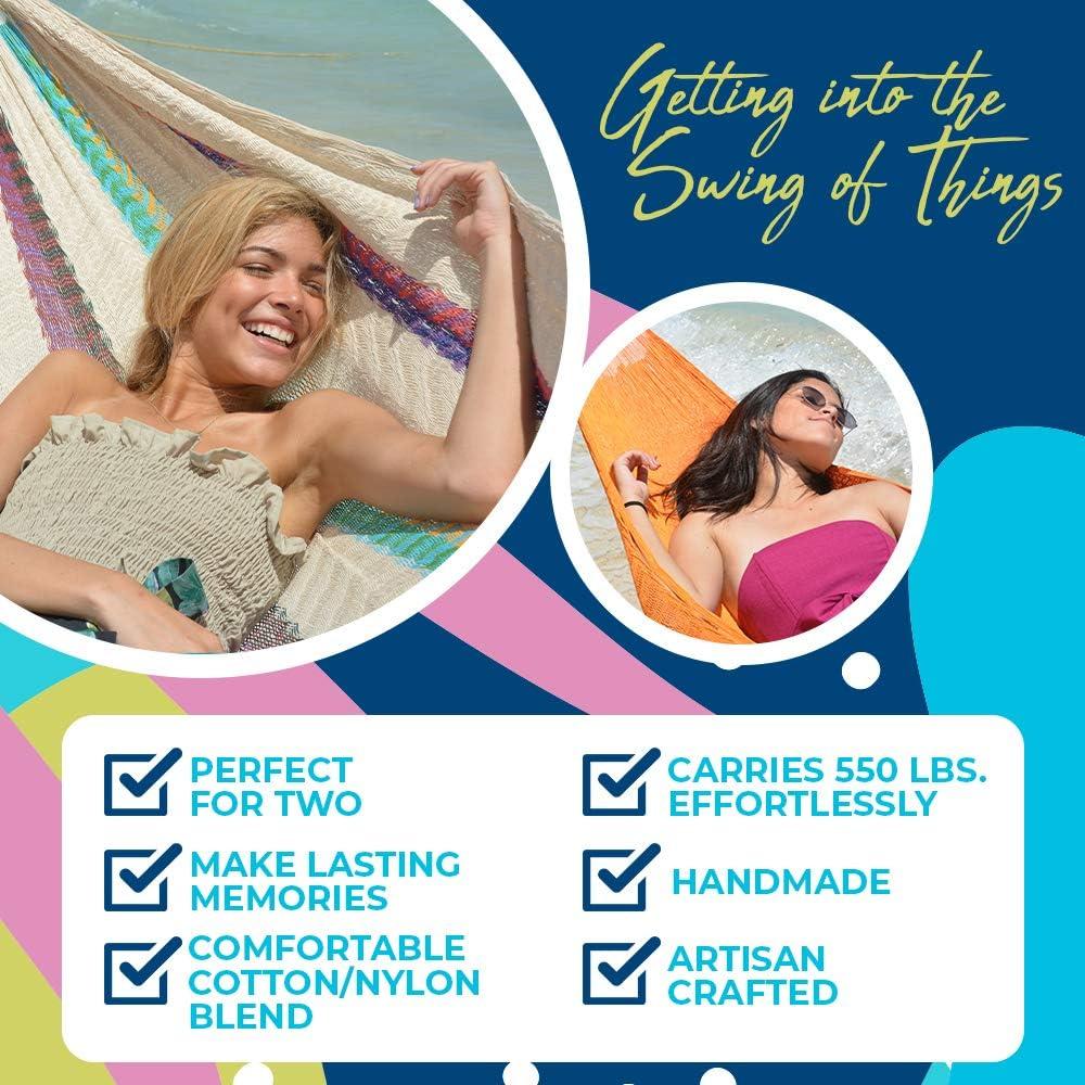 Hamaca Matrimonial Rada Brisa Caribeña 1,36 kg Colorido