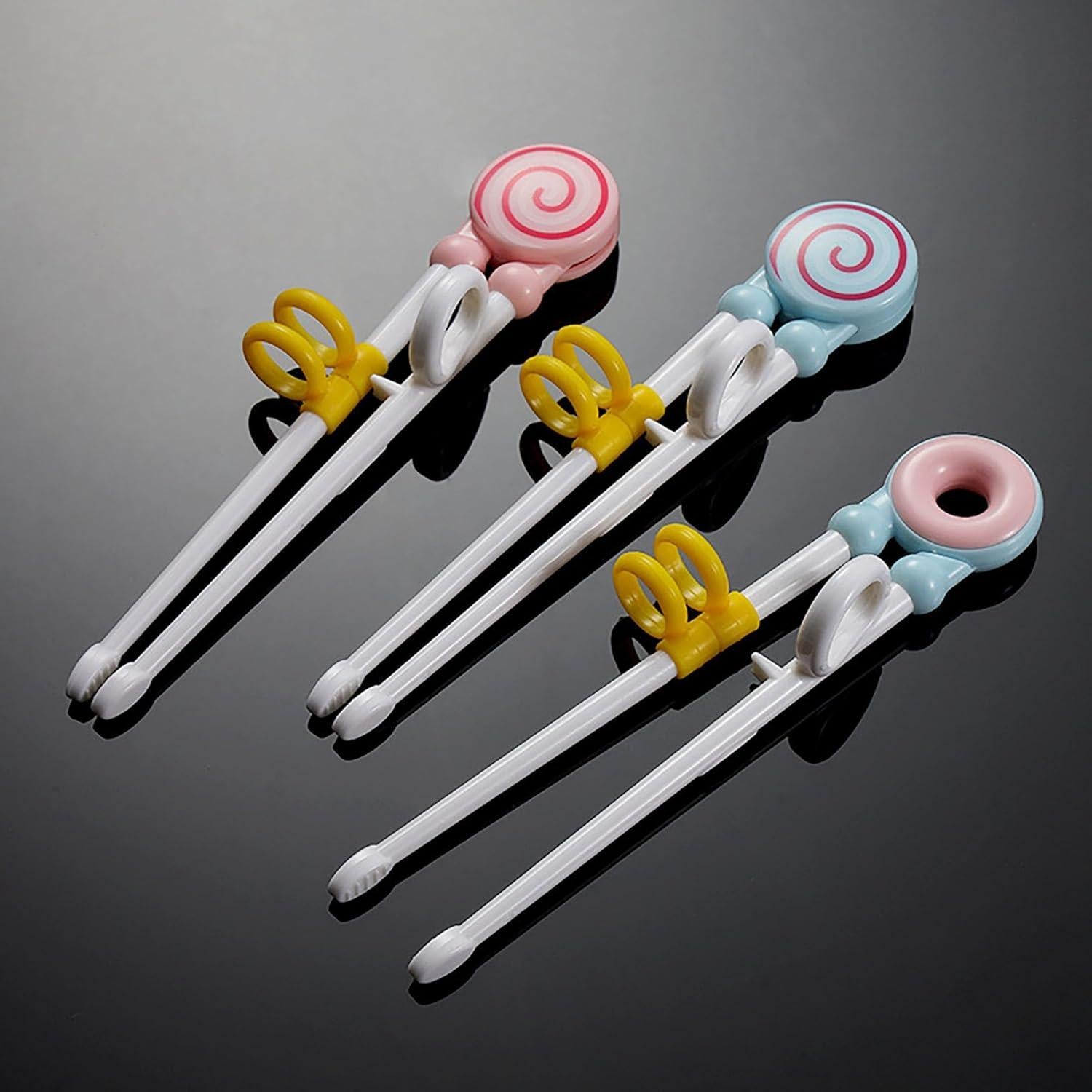 Palillos de Aprendizaje para Niños YYaaloa - 3 Pares Coloridos