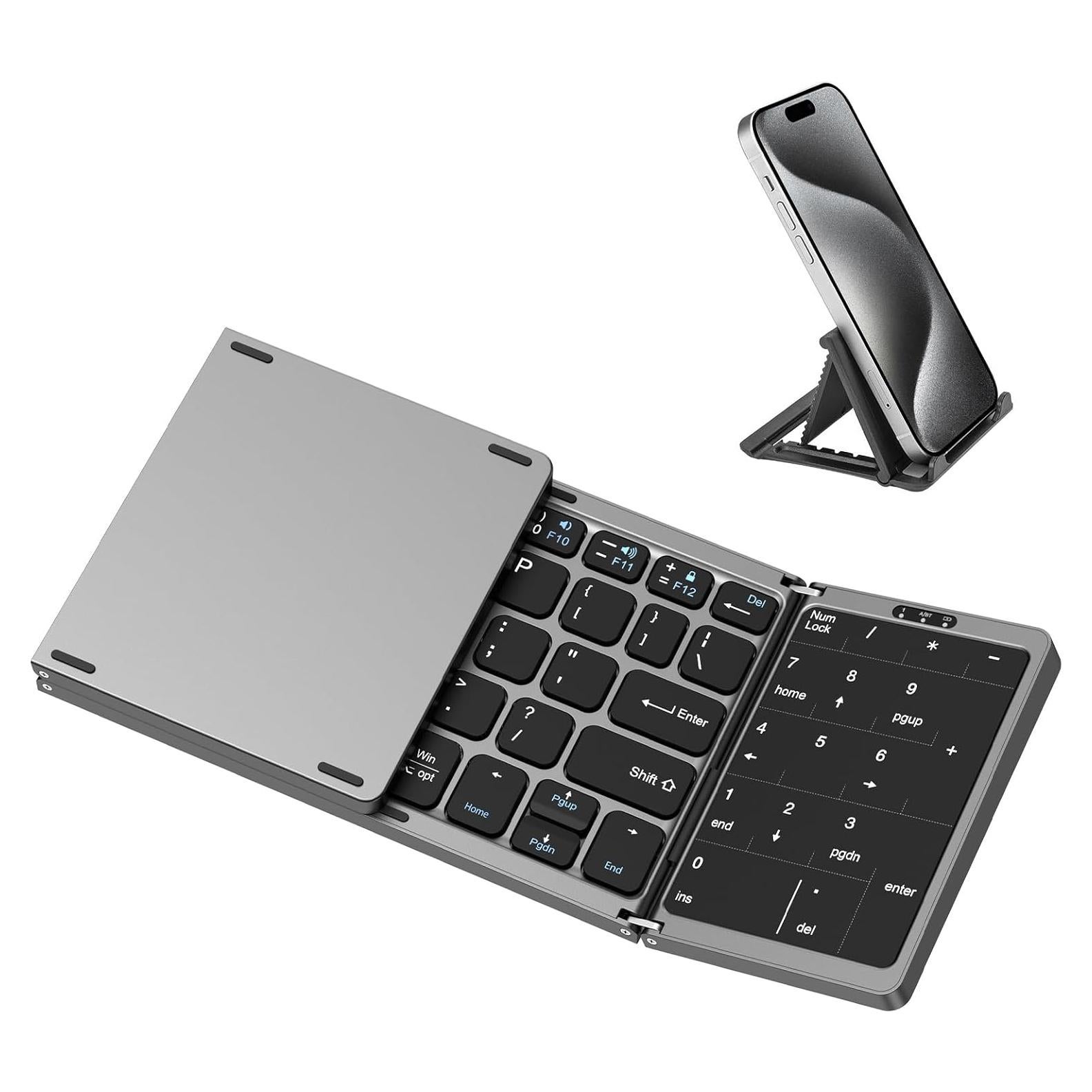 Teclado Bluetooth Plegable MoKo con Touchpad y Numérico