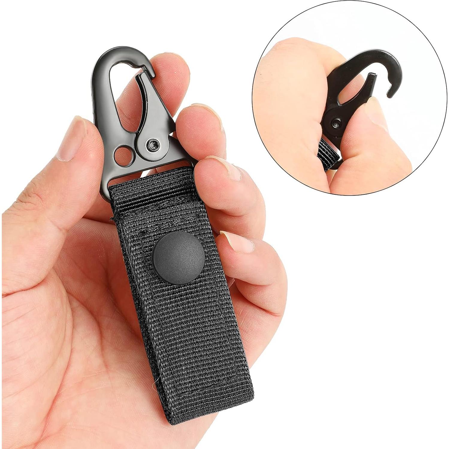 Anillo de Llave Molle FRTKK Cinturón Nylon 4 Piezas
