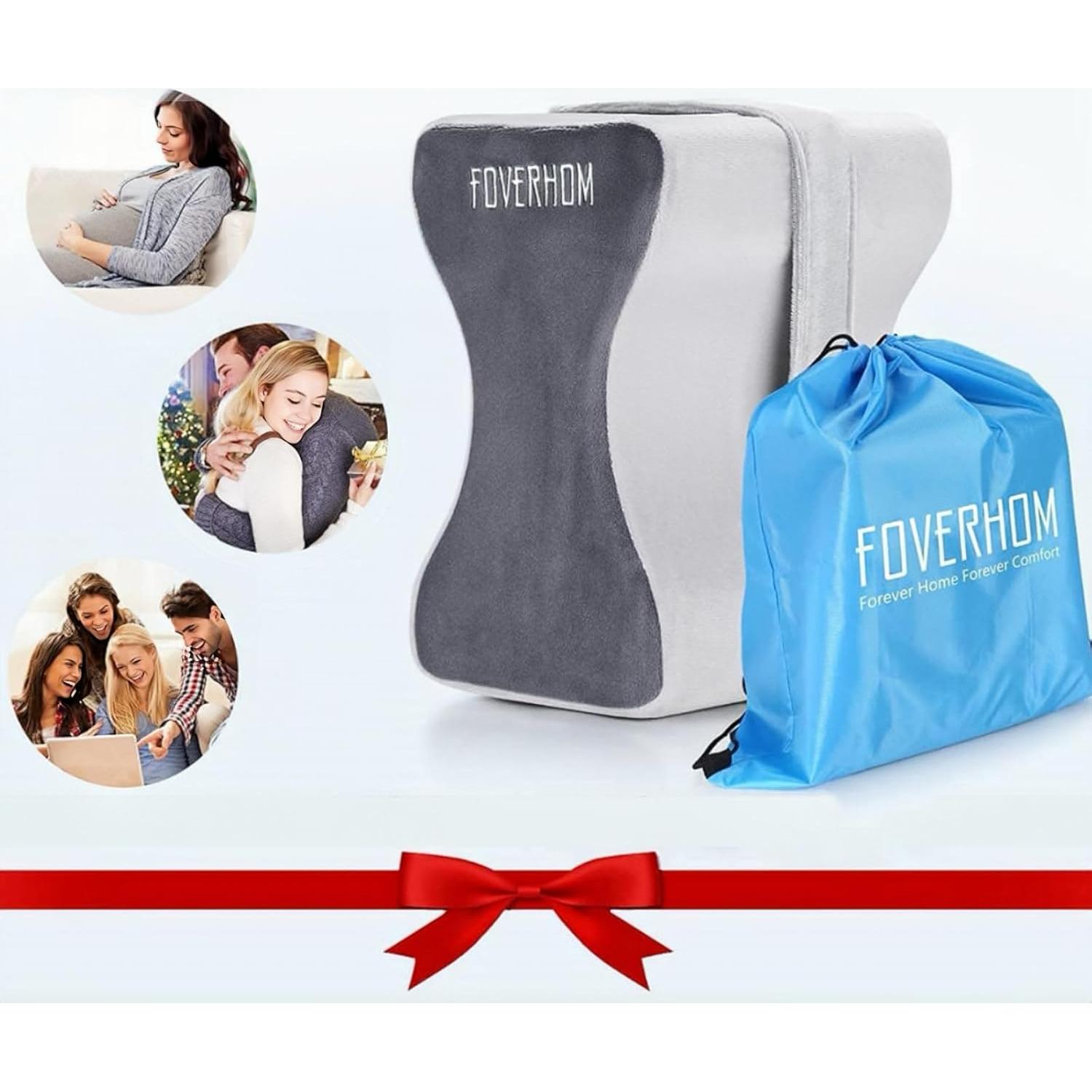Almohada de Rodilla FOVERHOM Espuma Viscoelástica Ergonómica