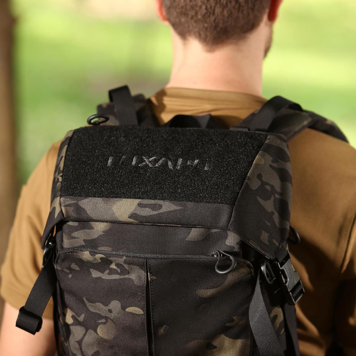 Mochila Táctica TUXAPO 30L Molle Militar Multicam Negro