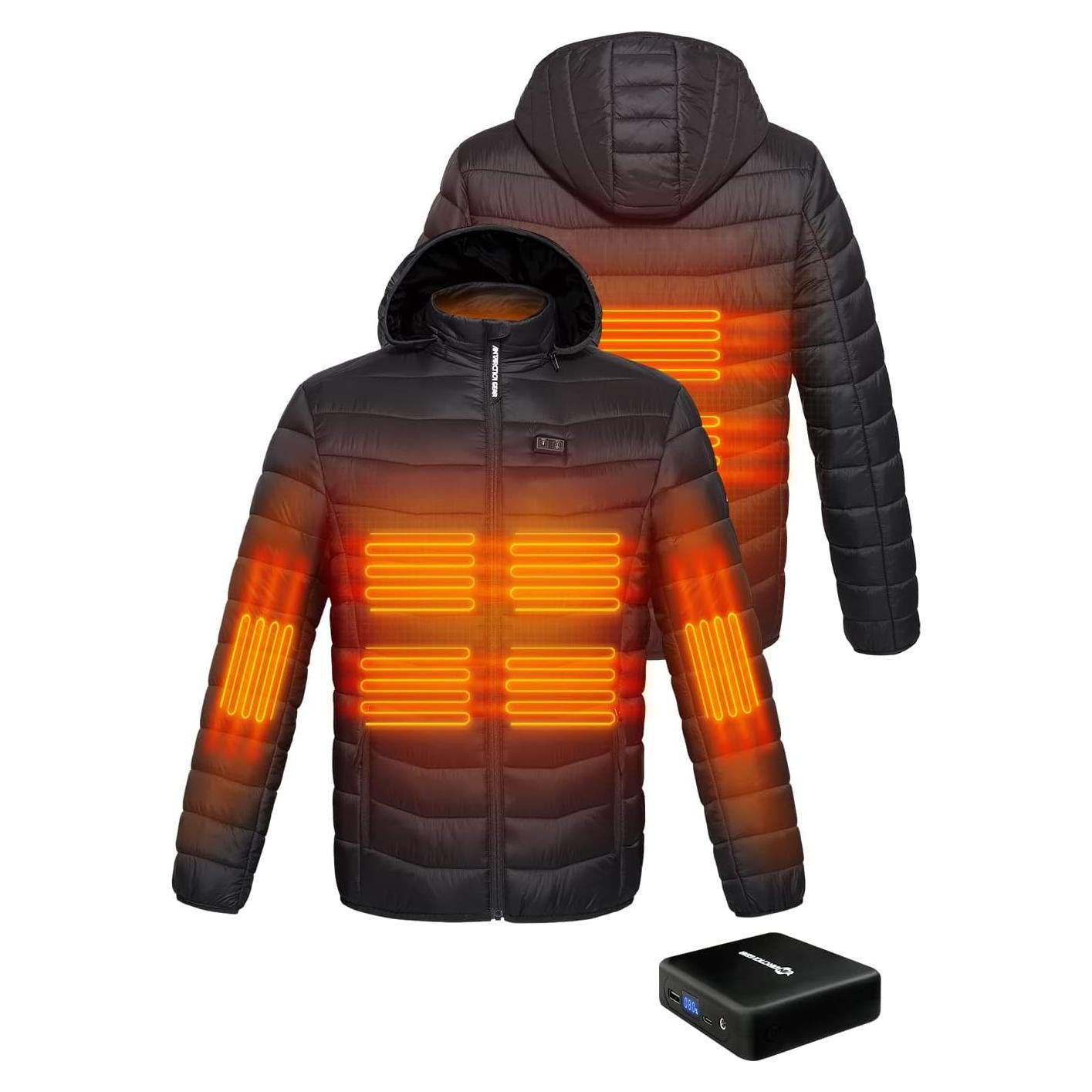 Chaqueta Calentada ANTARCTICA Gear Unisex 12V 16000mAh