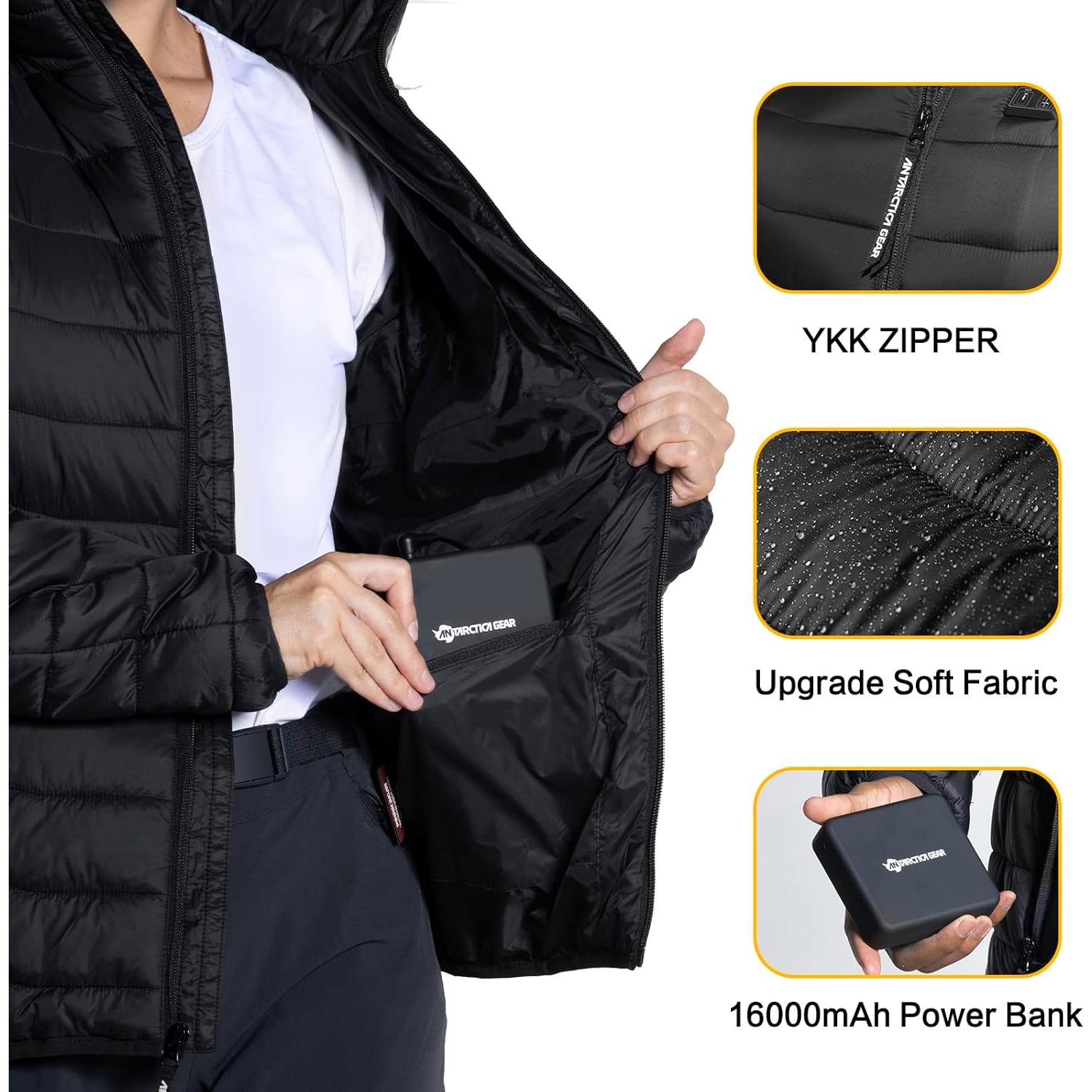 Chaqueta Calentada ANTARCTICA Gear Unisex 12V 16000mAh